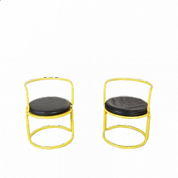 Pair of Locus armchairs by Gae Aulenti for Poltronova, 1960s