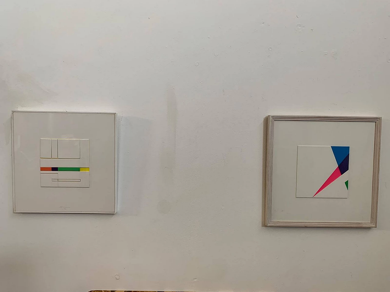 Alfredo Troisi, Evolution of the square, mixed media on cardboard, 1975 1