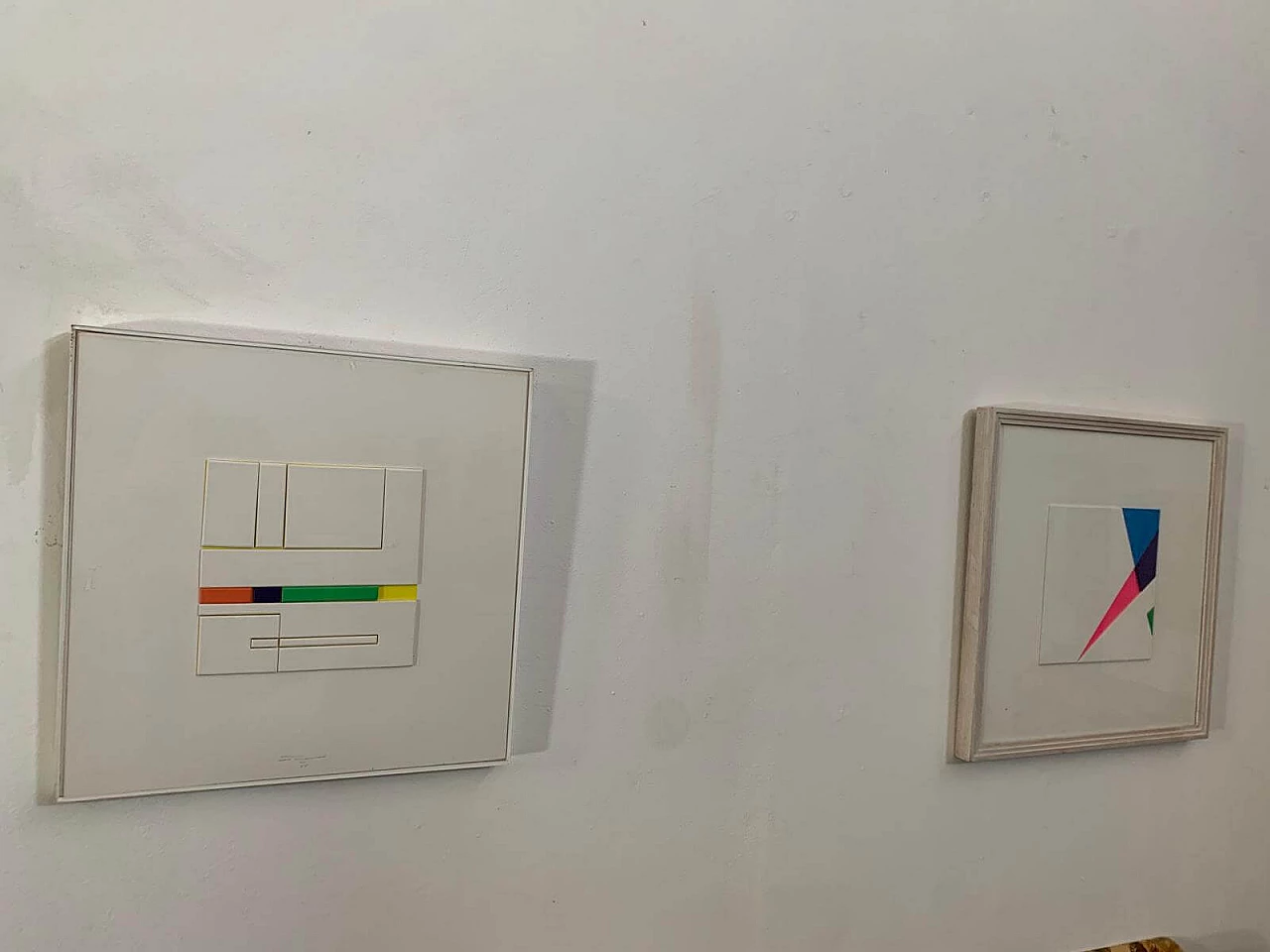 Alfredo Troisi, Evolution of the square, mixed media on cardboard, 1975 2