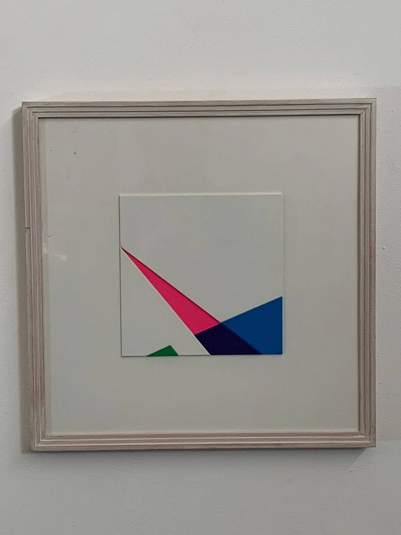 Alfredo Troisi, Evoluzione del quadrato, tecnica mista su cartone, 1975 3