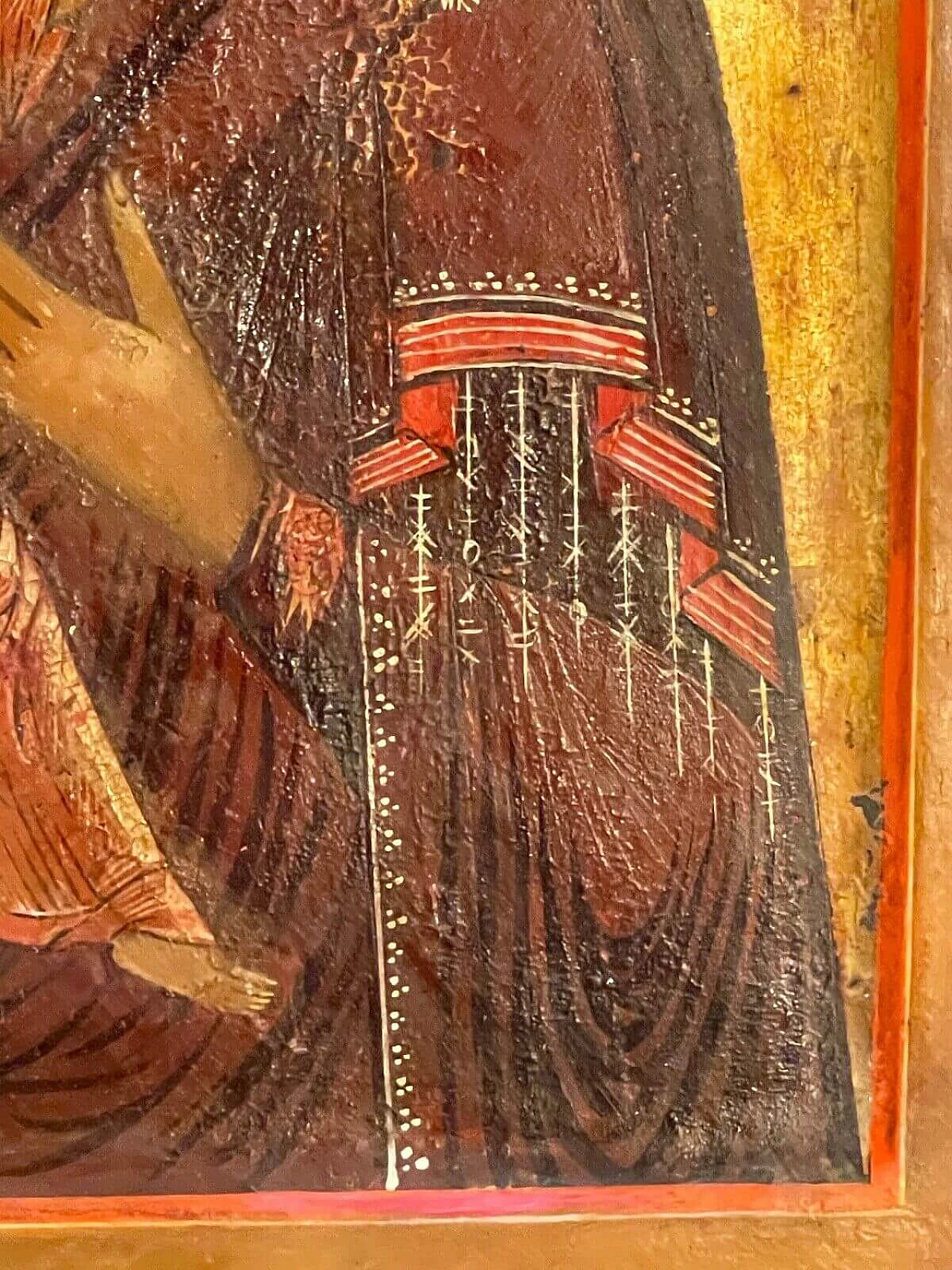 Russian icon of Madonna and Child, 19th century 3