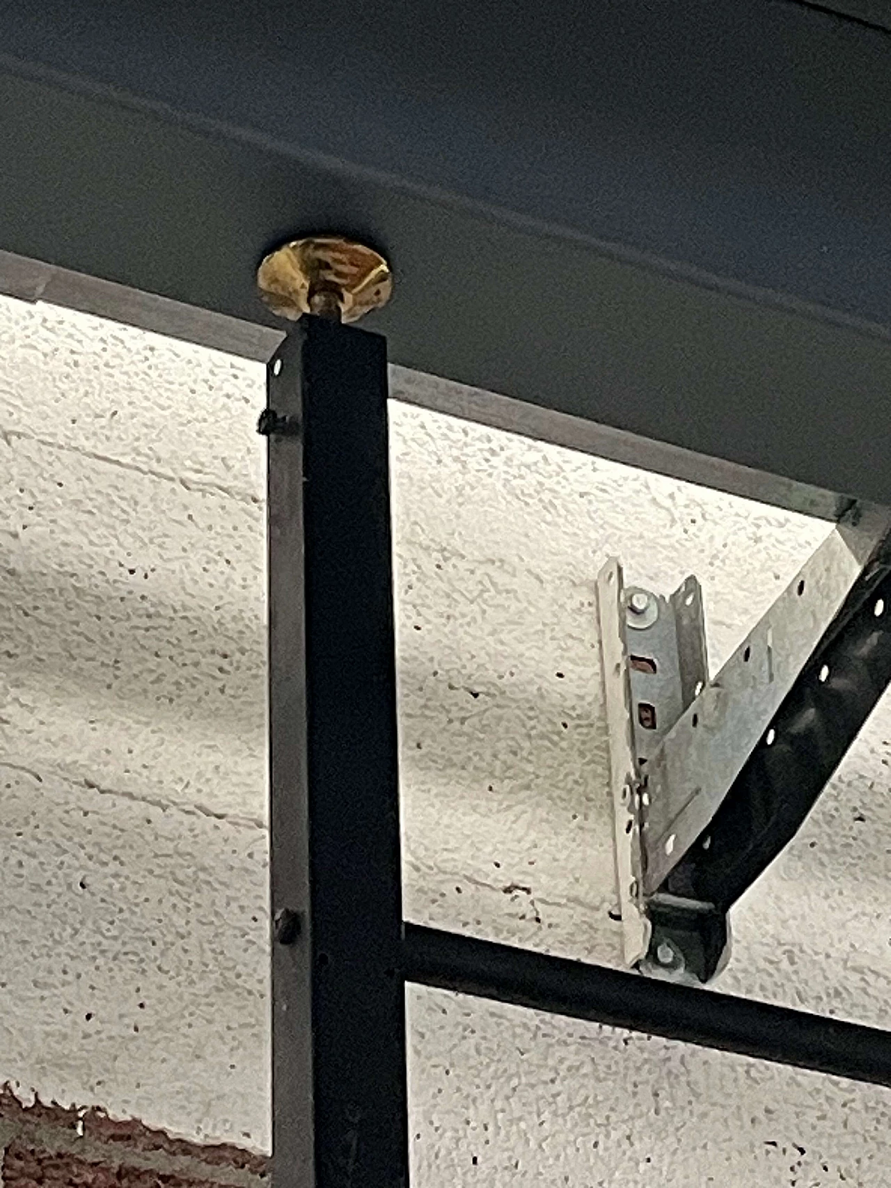 Libreria terra-cielo in teak e metallo, anni '60 9