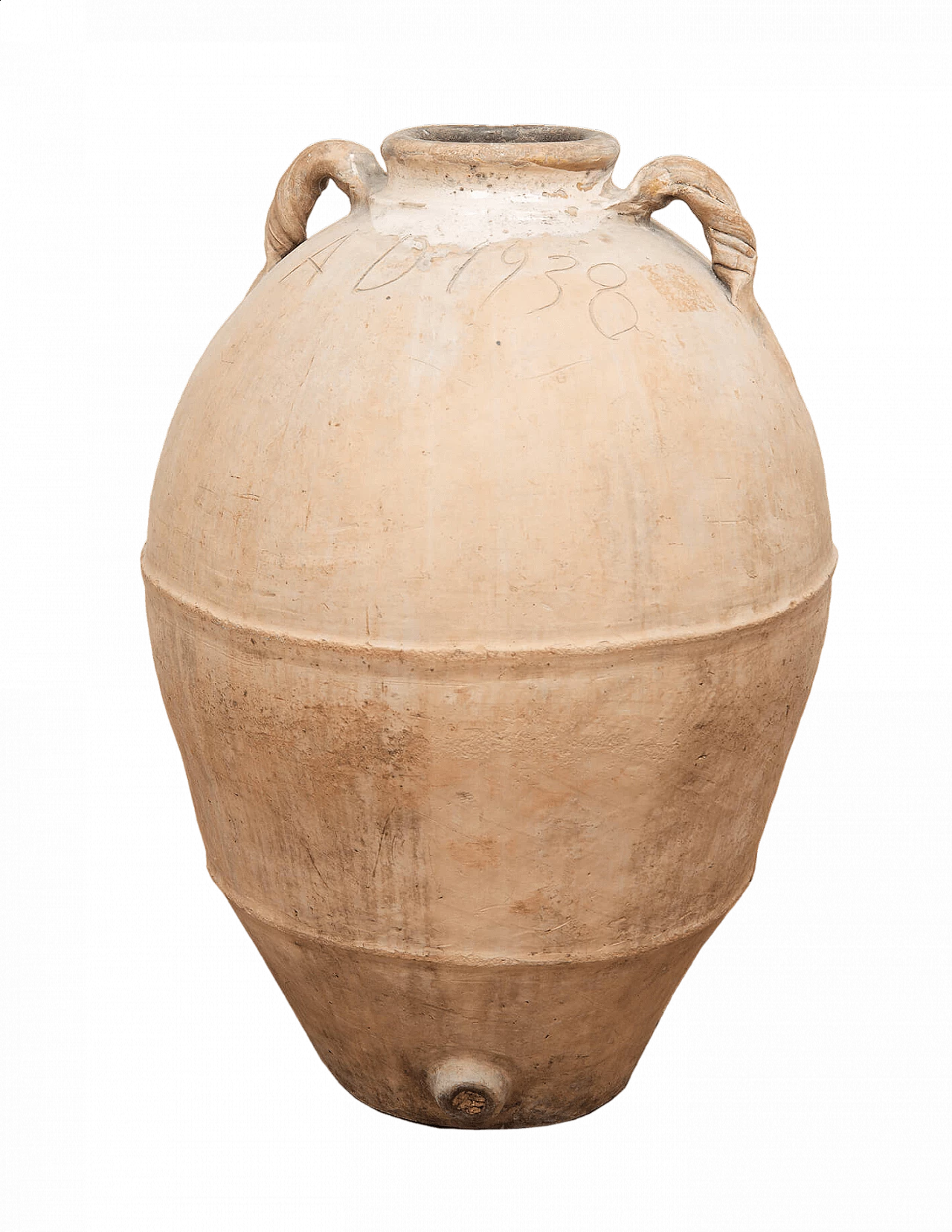 Terracotta amphora with twist handles, 1930s 6