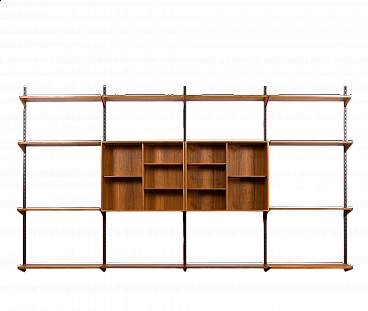 Modular bookcase by Kai Kristiansen for FM Møbler, 1960s
