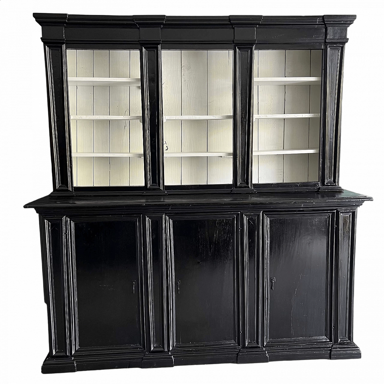 Ebonized bookcase, early 20th century 8