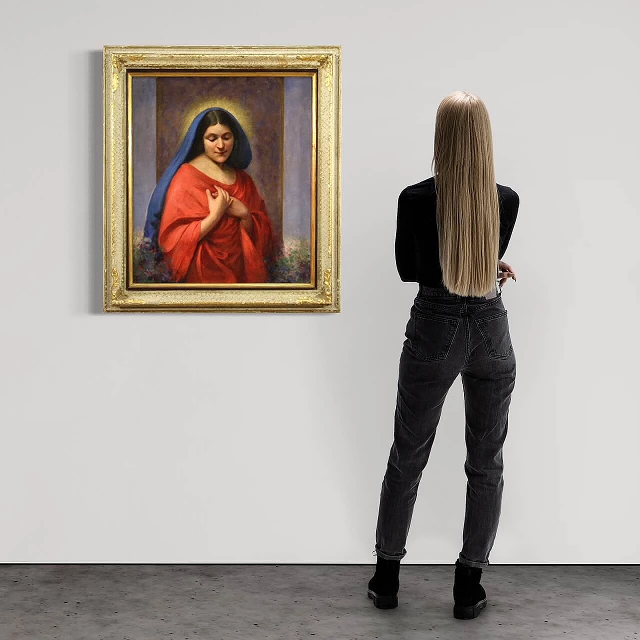 Madonna, dipinto a olio su tela, 1929 1365494