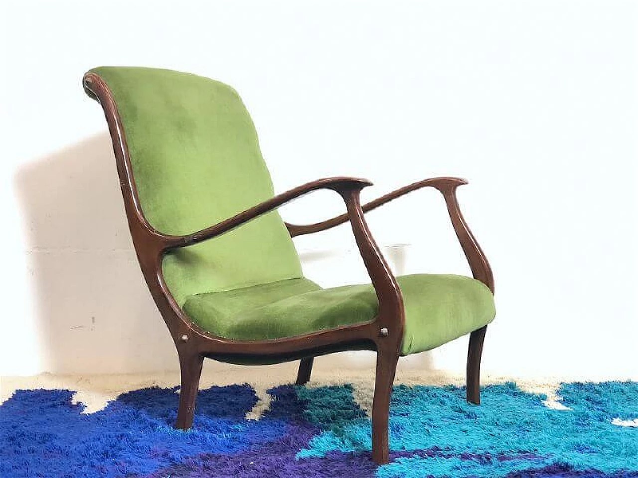 Mitzi armchair by Ezio Longhi for ELAM, 1950s 1