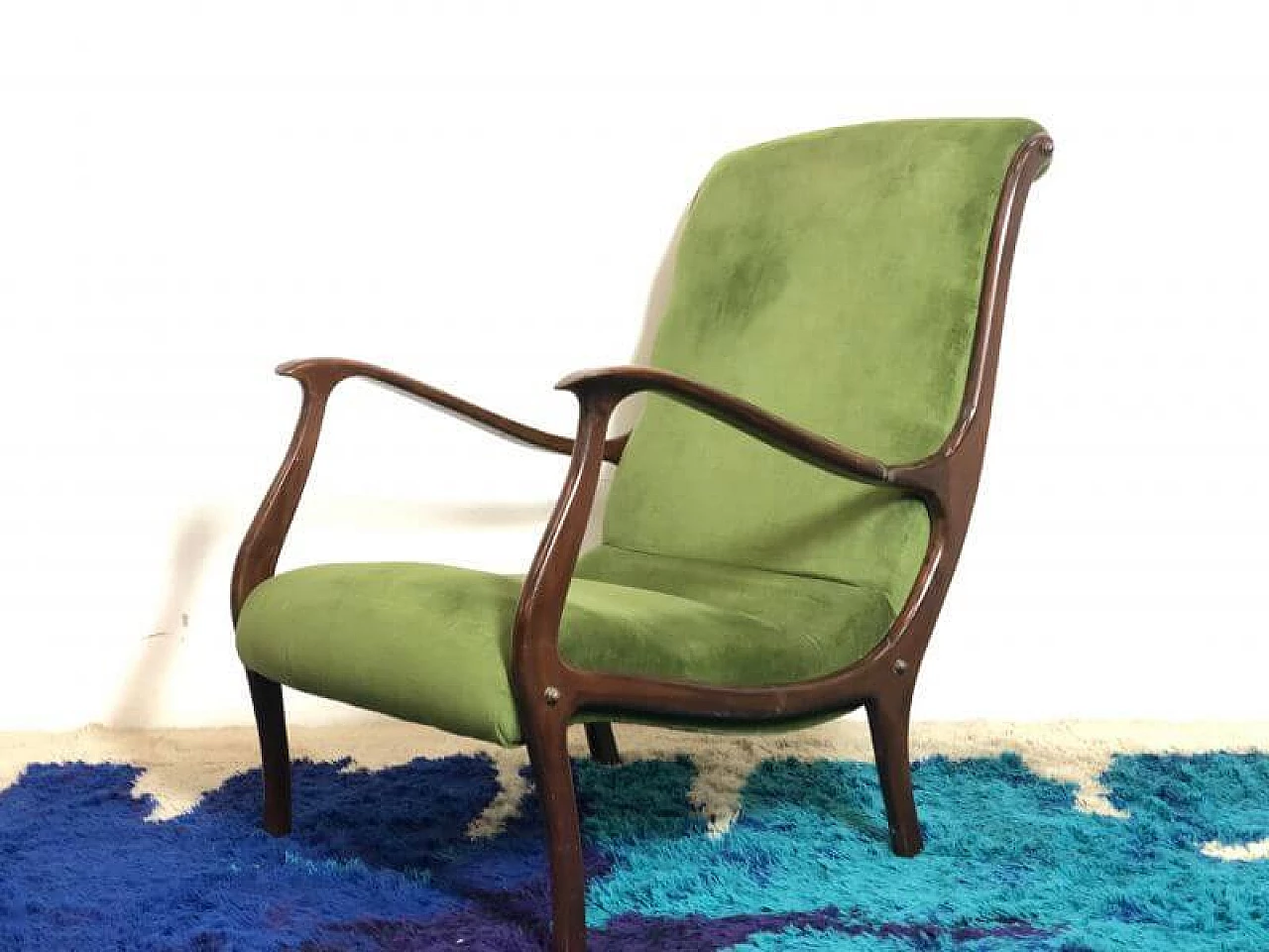Mitzi armchair by Ezio Longhi for ELAM, 1950s 3