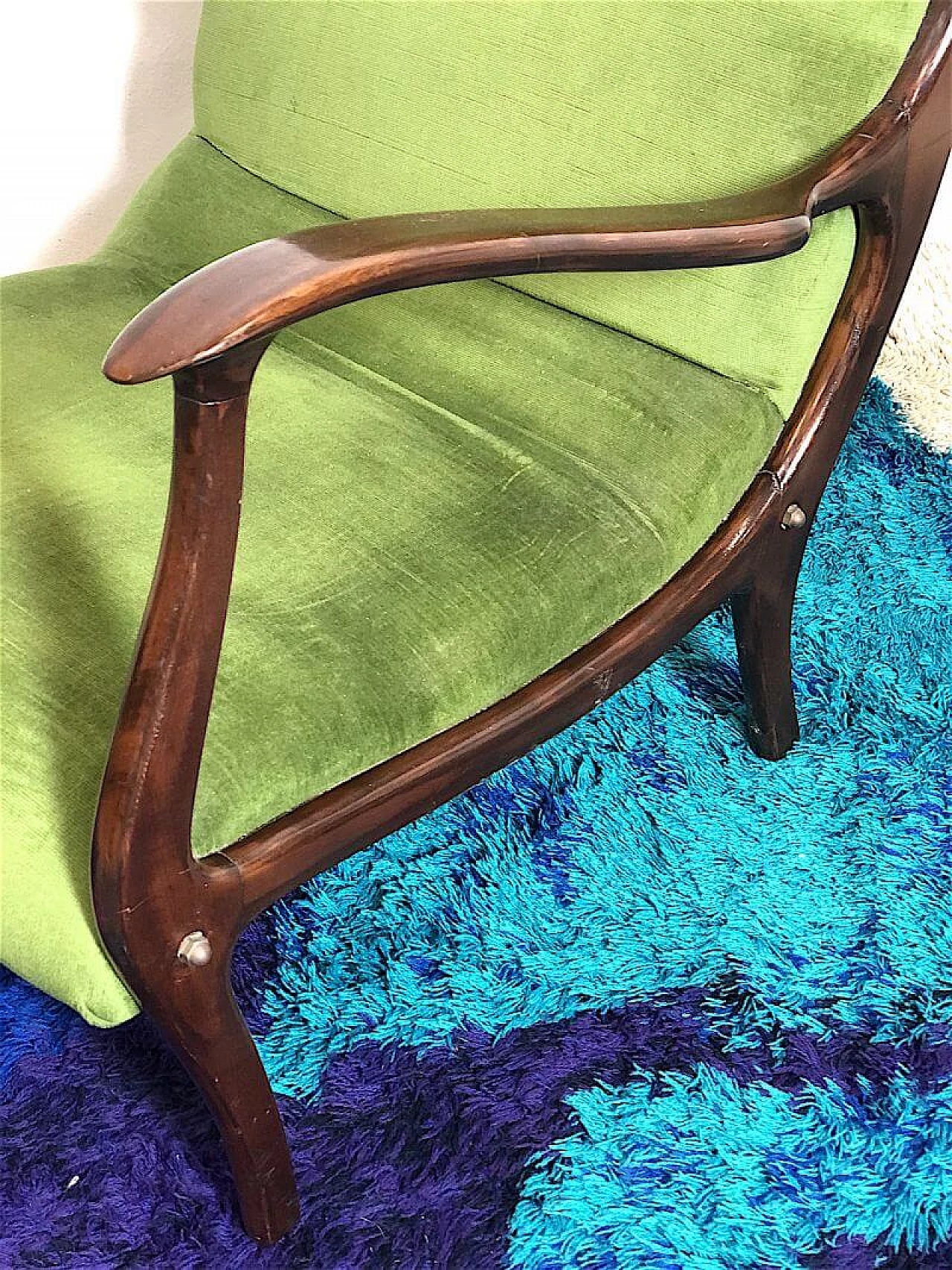 Mitzi armchair by Ezio Longhi for ELAM, 1950s 4