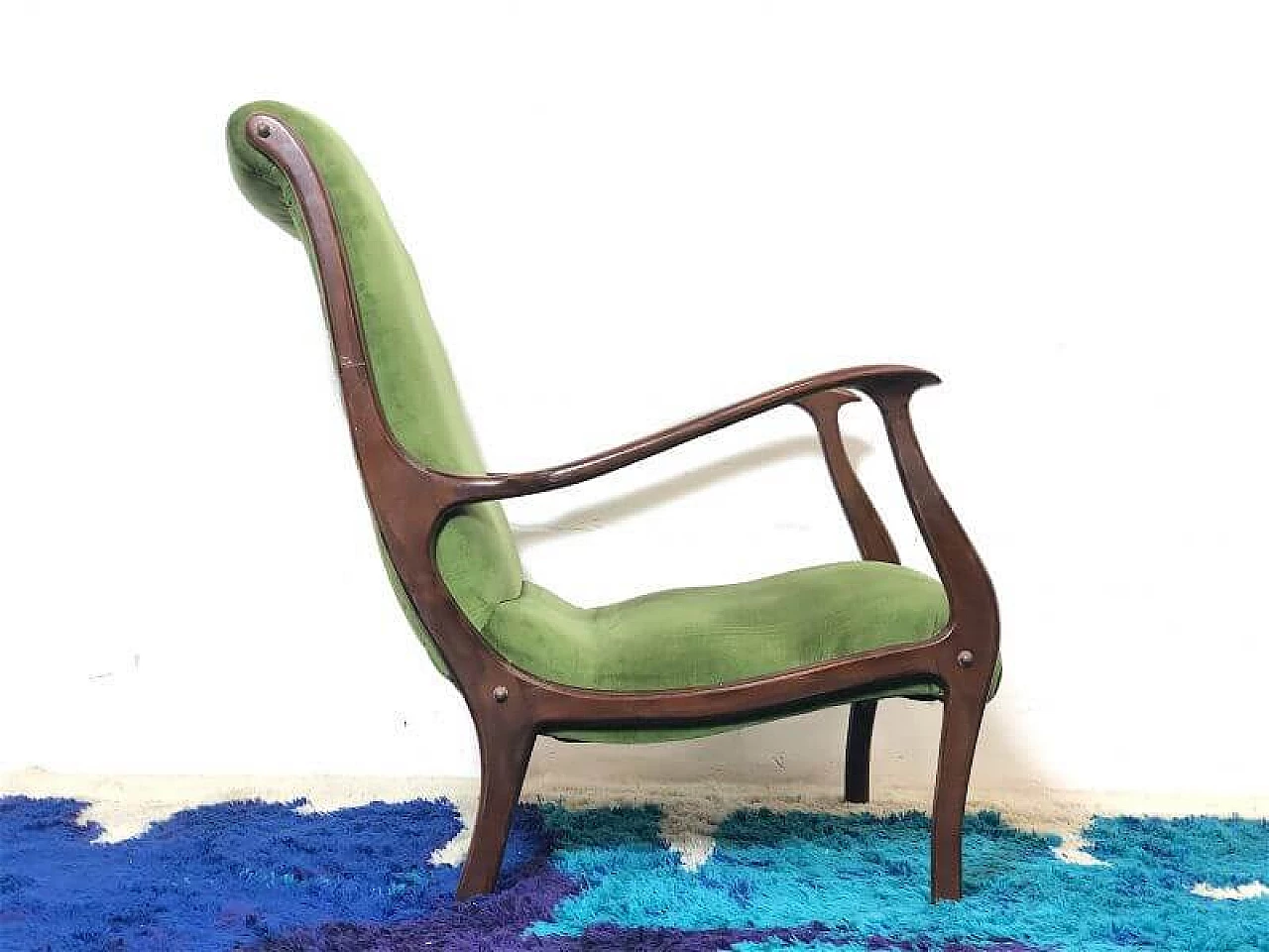Mitzi armchair by Ezio Longhi for ELAM, 1950s 7