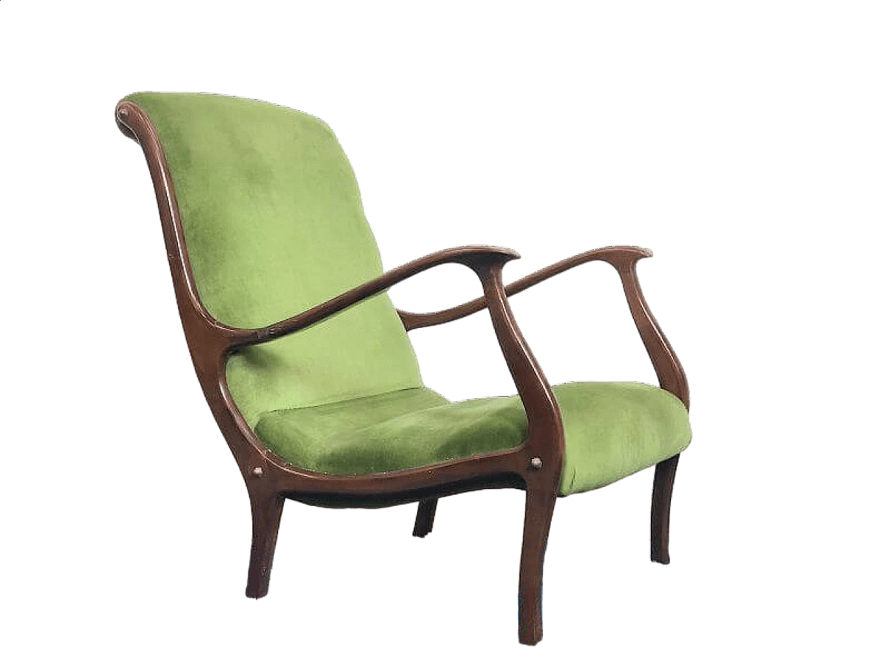 Mitzi armchair by Ezio Longhi for ELAM, 1950s 10