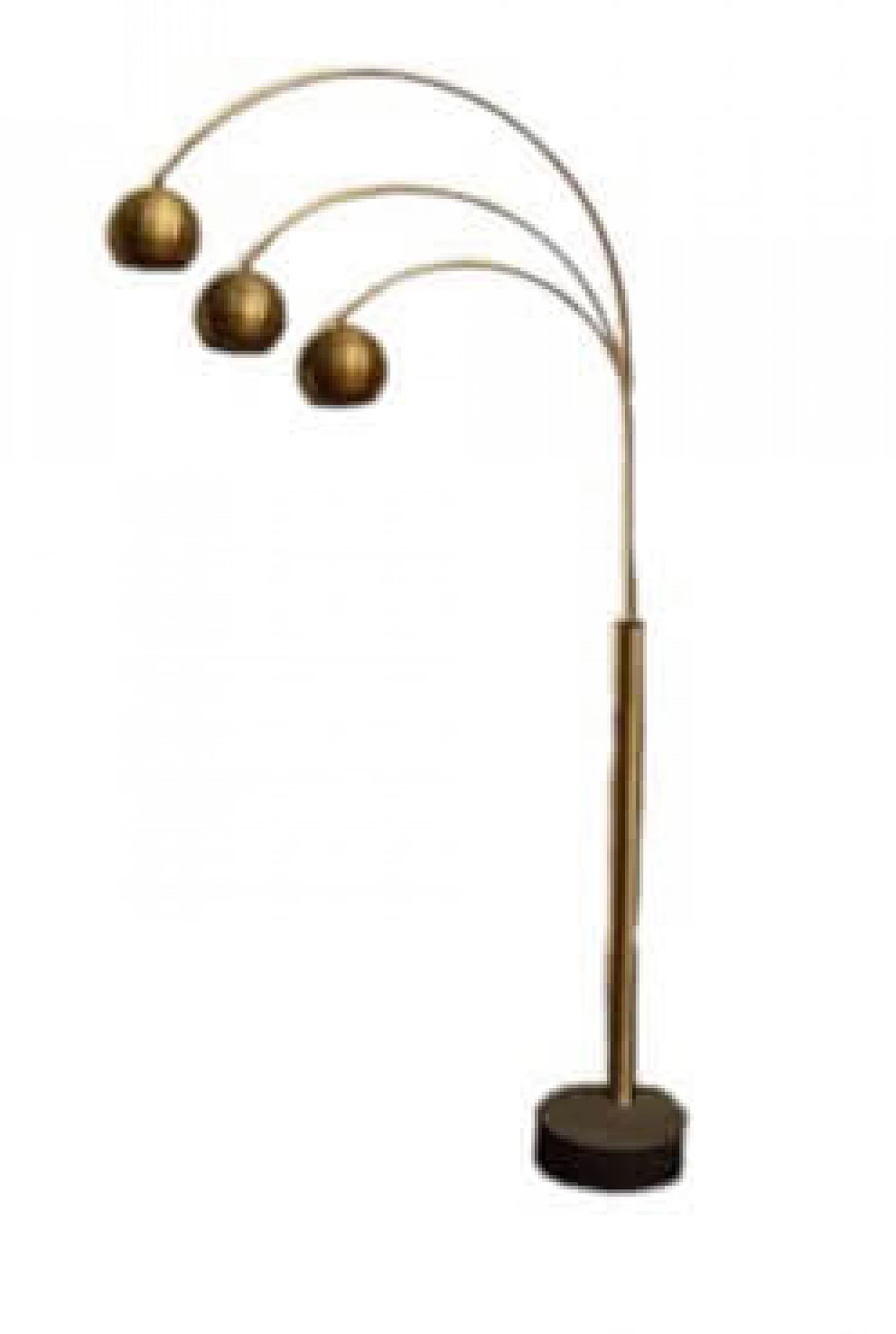 Brass floor lamp from Reggiani, 1970s 9