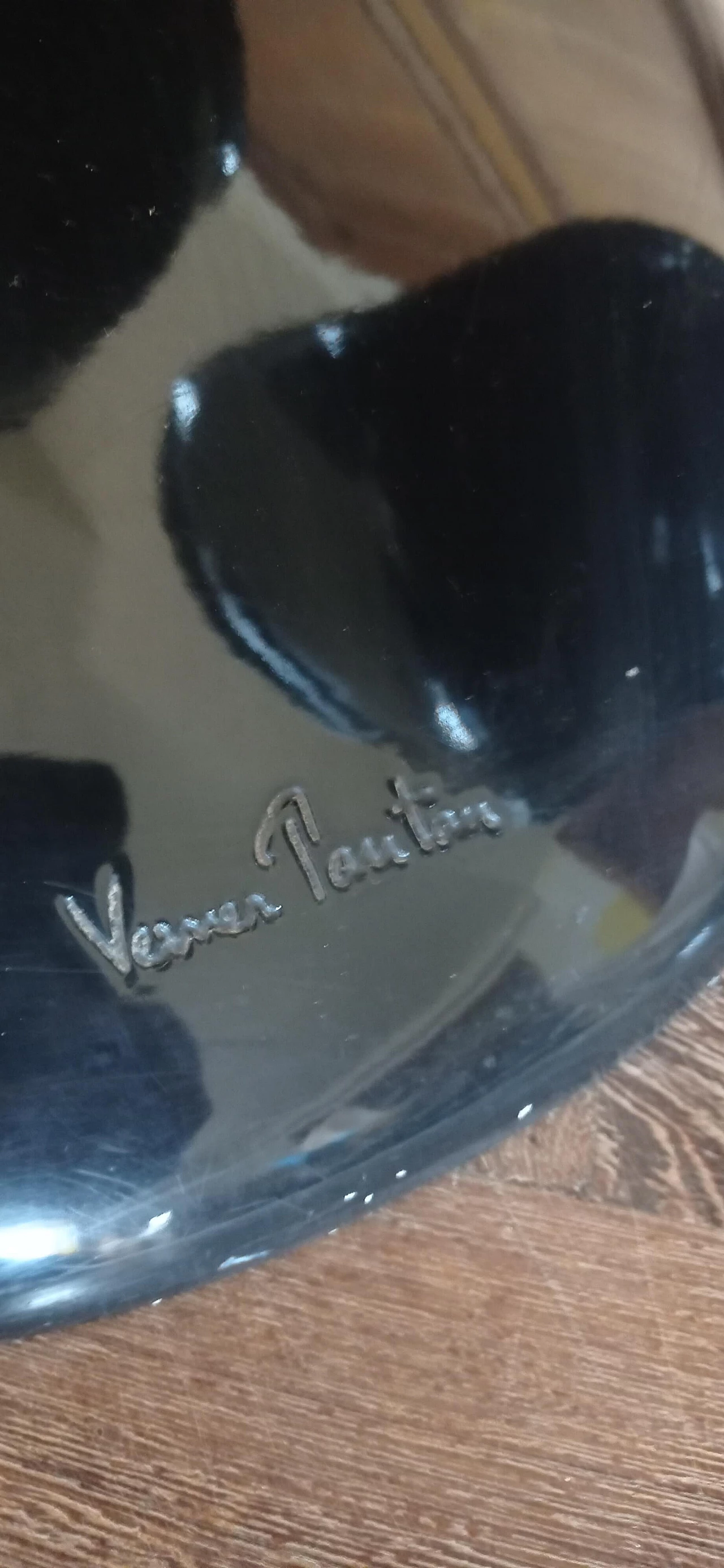 Coppia di sedie Verner Panton in schiuma poliuretanica lucida nera per Vitra, 2006 79