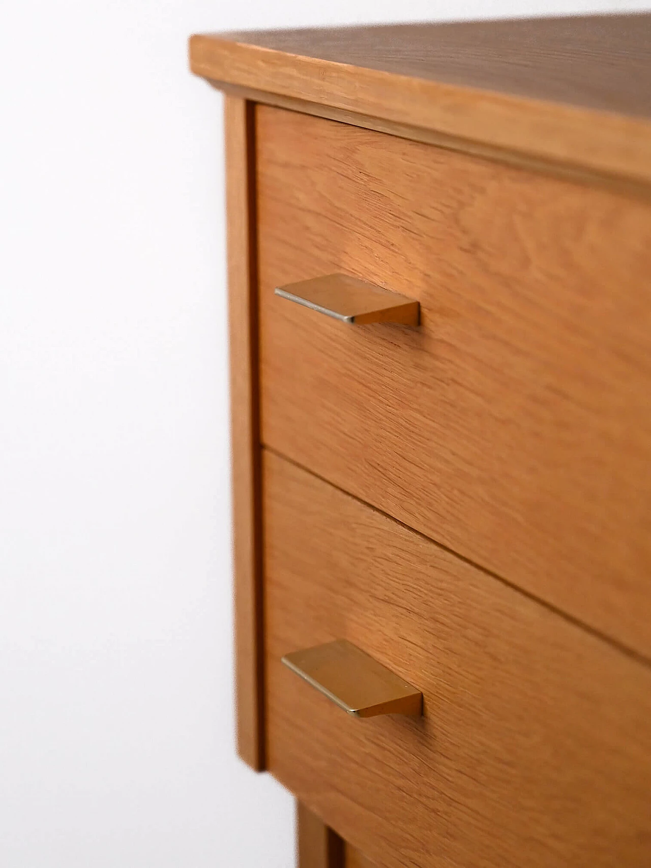 Scandinavian oak chest of drawers, 1960s 8