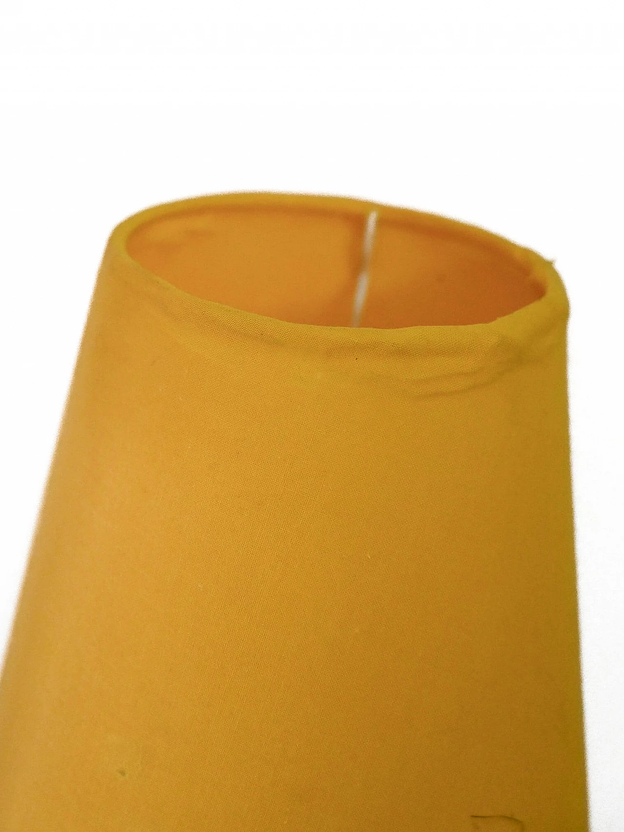 Lampada da terra in ferro battuto con doppio paralume, anni '80 4