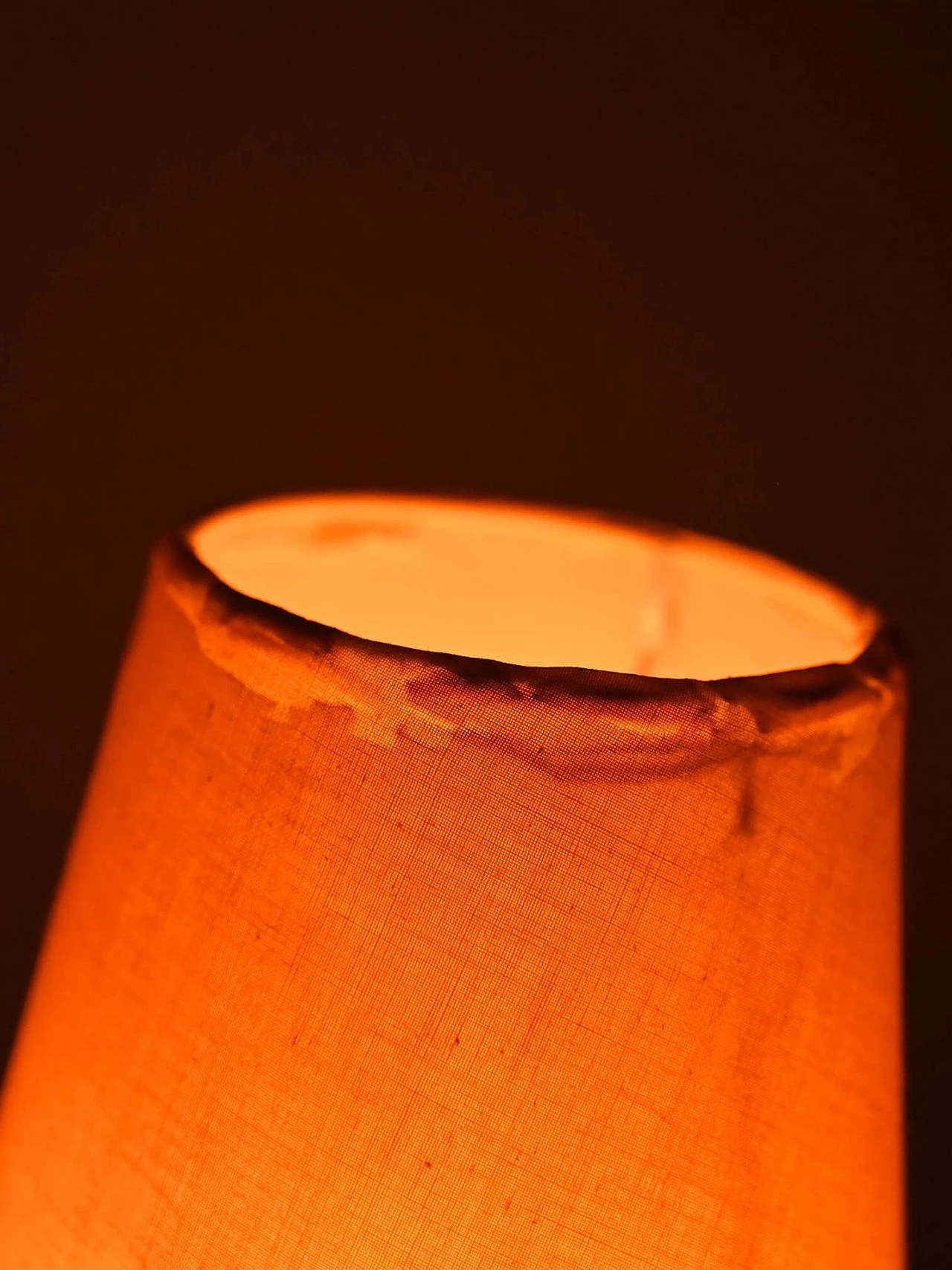 Lampada da terra in ferro battuto con doppio paralume, anni '80 10