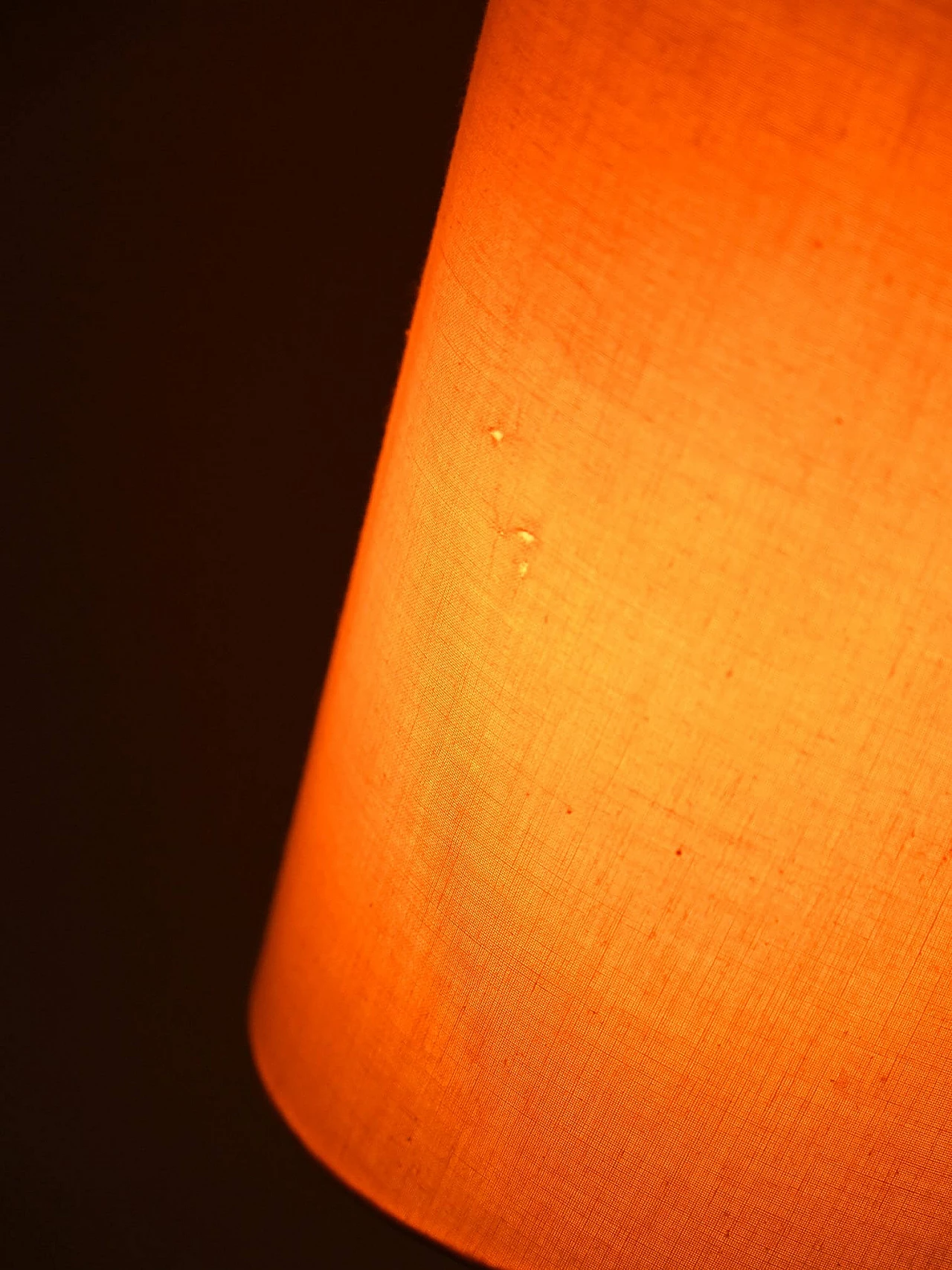 Lampada da terra in ferro battuto con doppio paralume, anni '80 11