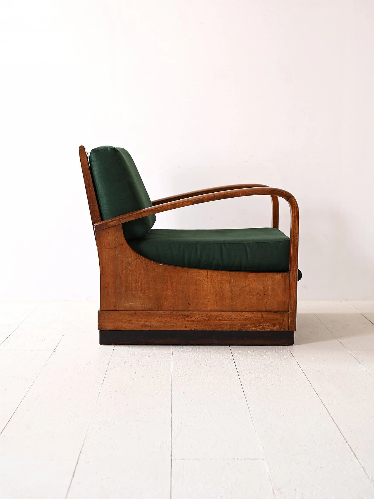 Scandinavian Art Deco convertible armchair-bed, 1940s 2