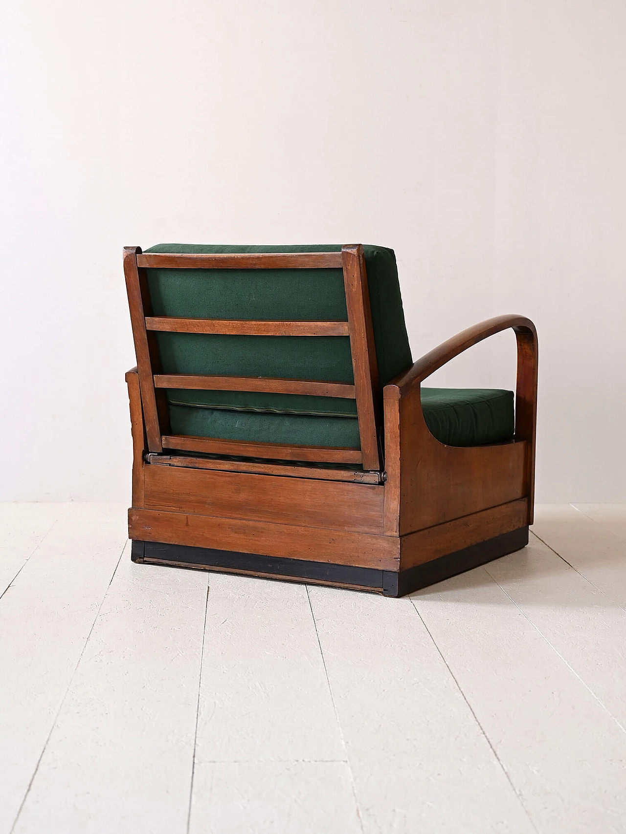 Scandinavian Art Deco convertible armchair-bed, 1940s 4