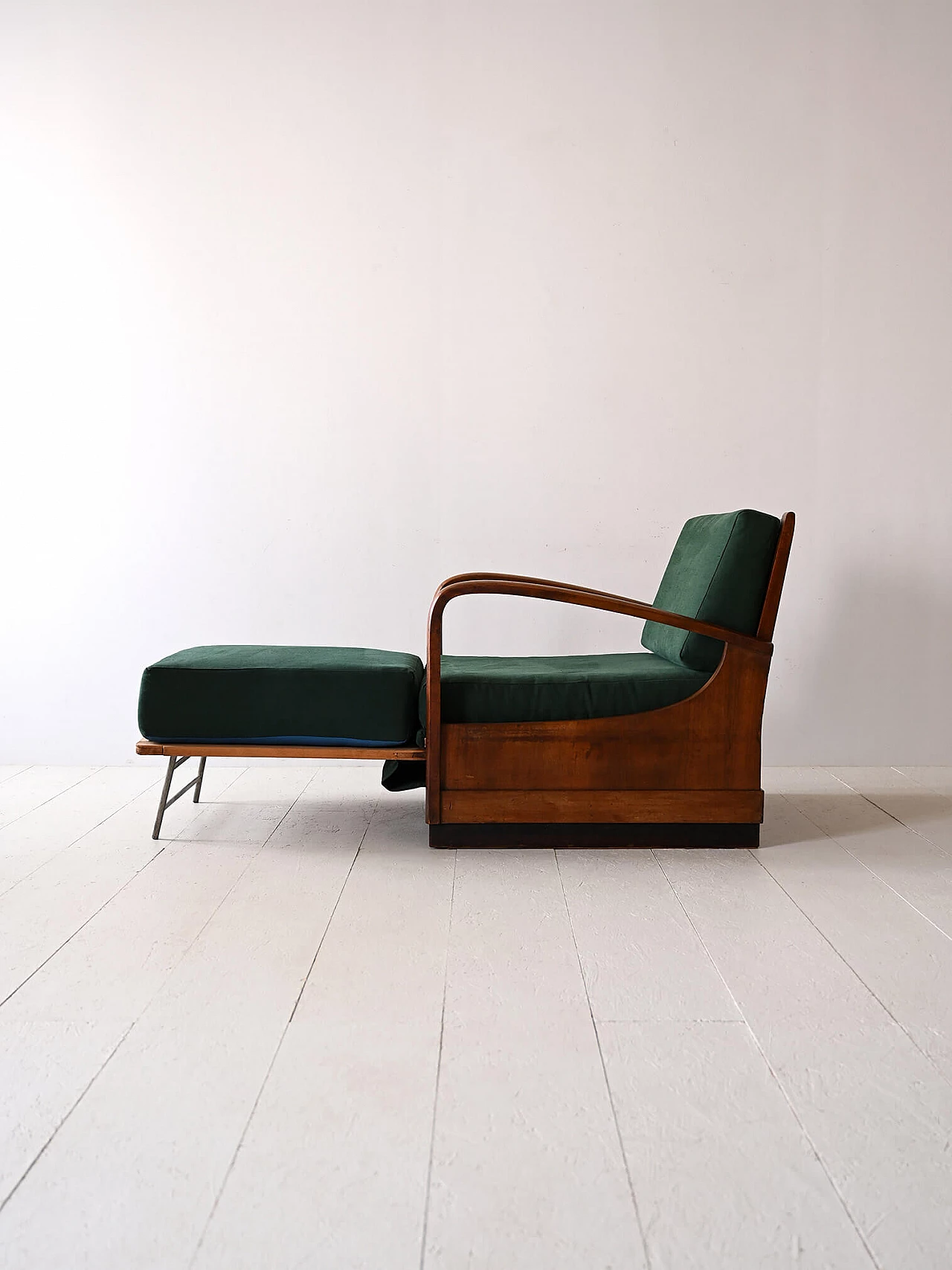 Scandinavian Art Deco convertible armchair-bed, 1940s 5
