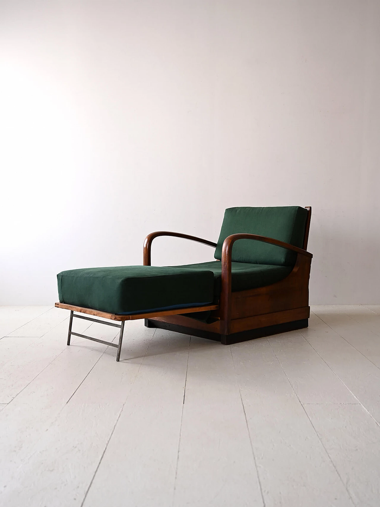 Scandinavian Art Deco convertible armchair-bed, 1940s 8