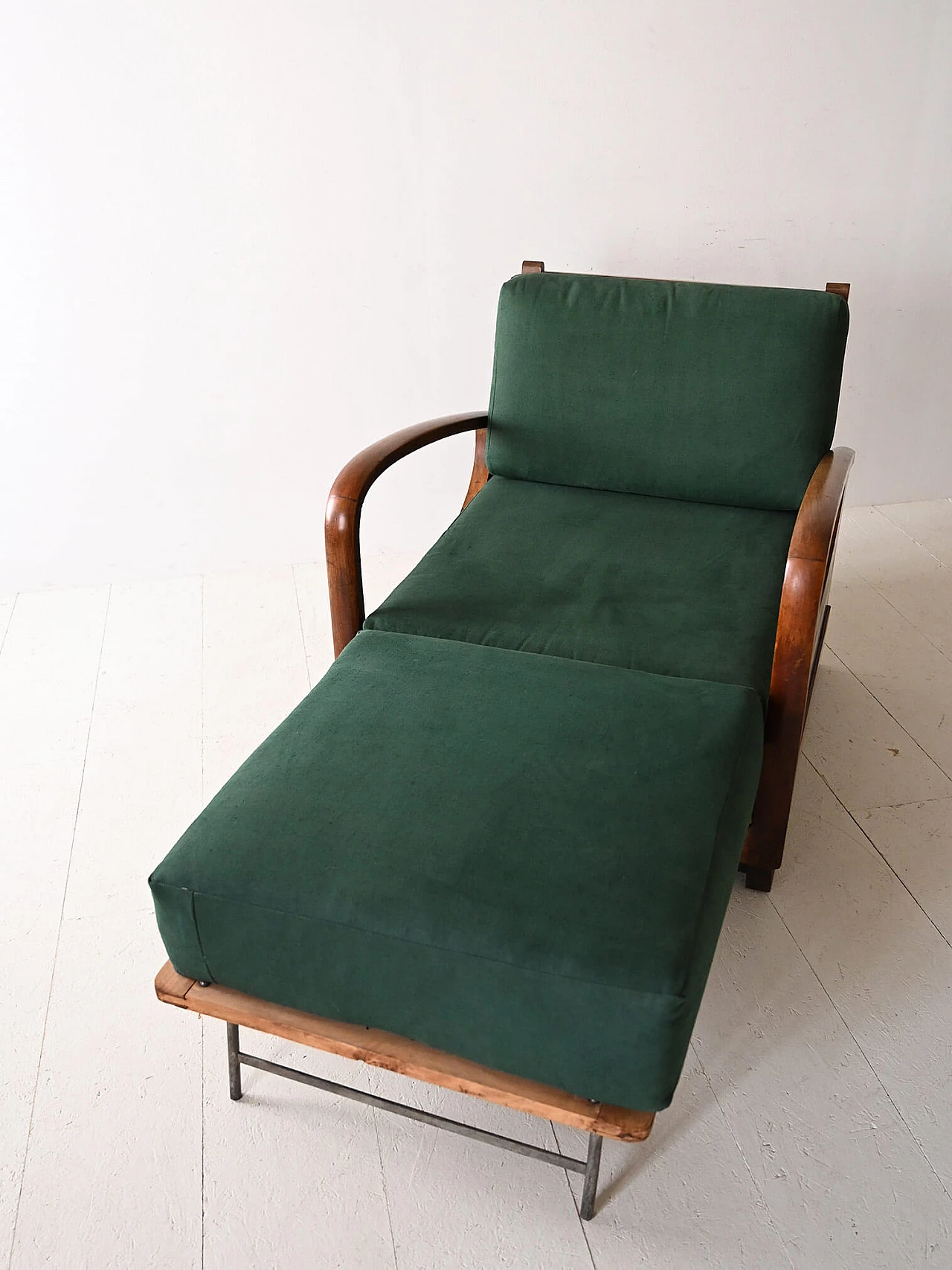 Scandinavian Art Deco convertible armchair-bed, 1940s 10