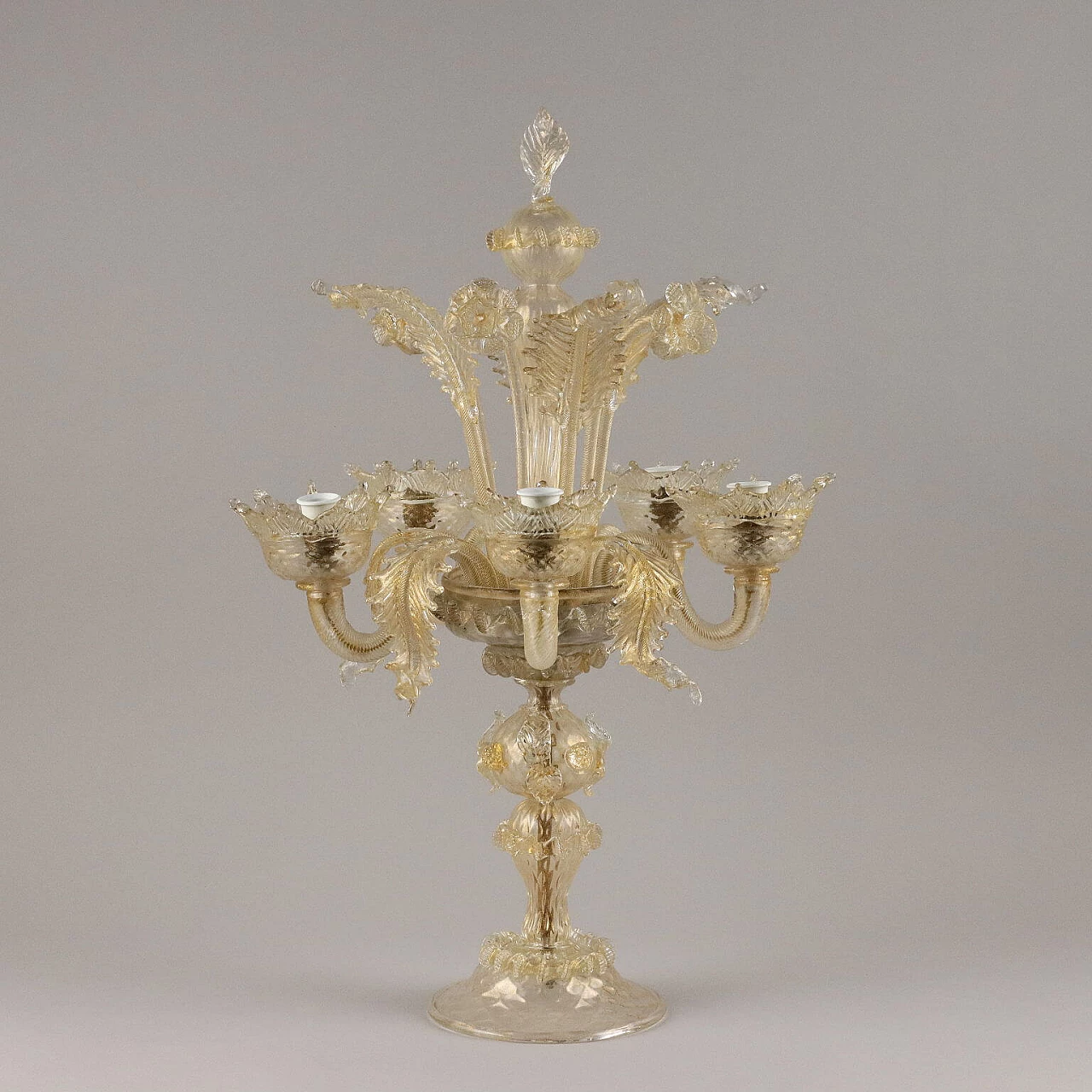 Five-light Murano glass table lamp 1
