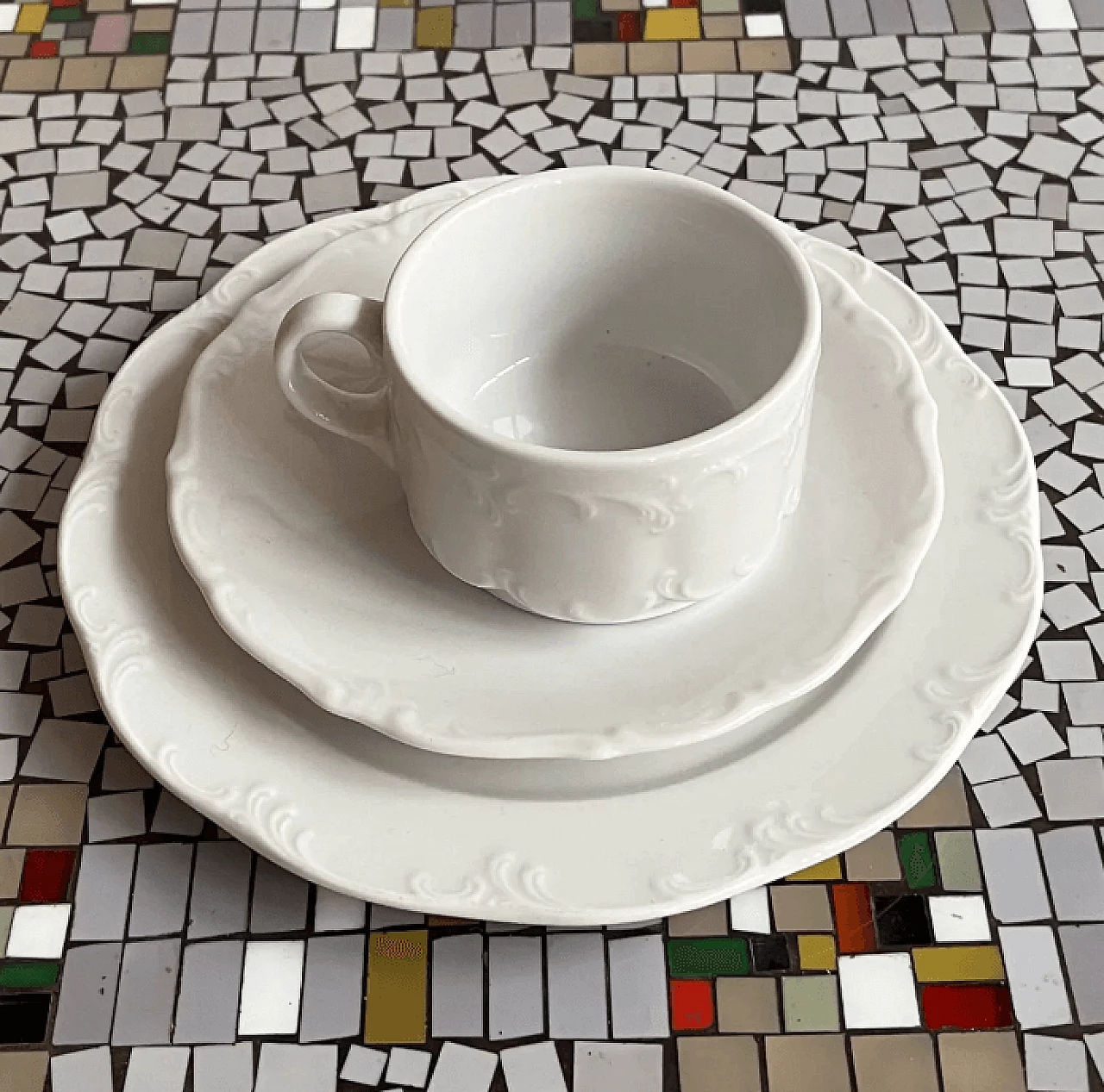 Servizio da colazione in porcellana Monbijou di Rosenthal, anni '70 2