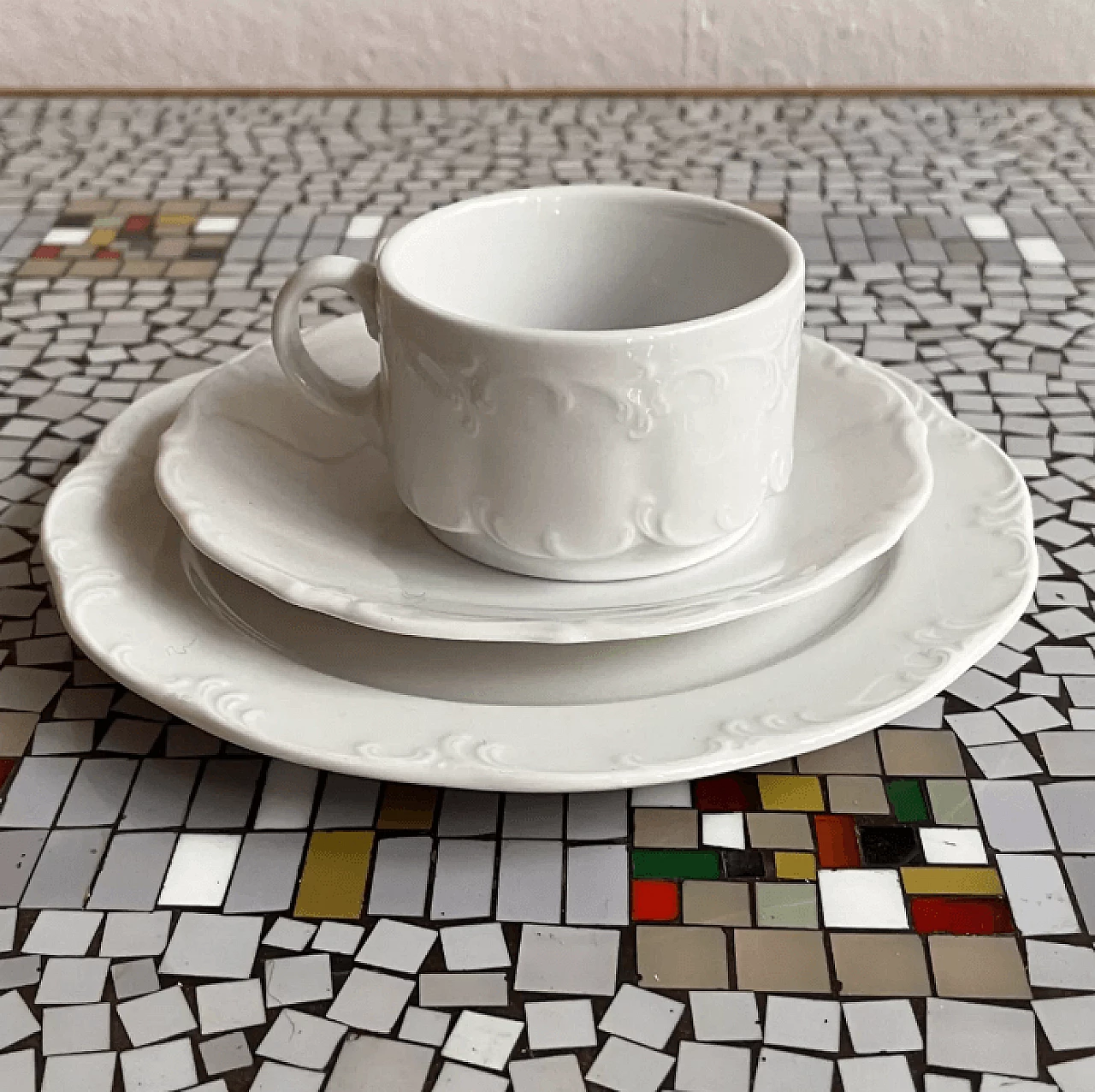 Servizio da colazione in porcellana Monbijou di Rosenthal, anni '70 3