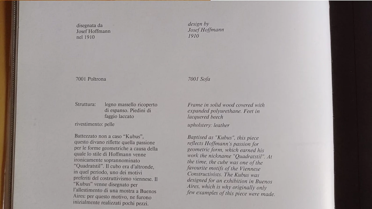 Kubus armchair by Josef Hoffmann for MDF ITALIA, 1990s 22