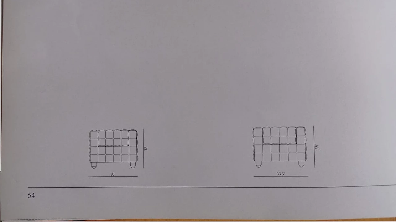 Kubus armchair by Josef Hoffmann for MDF ITALIA, 1990s 23