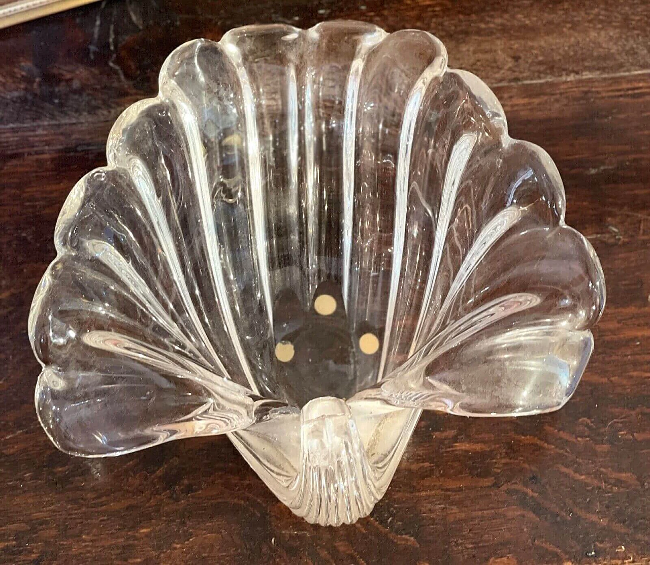 Murano glass shell vase by Seguso, mid-20th century 6