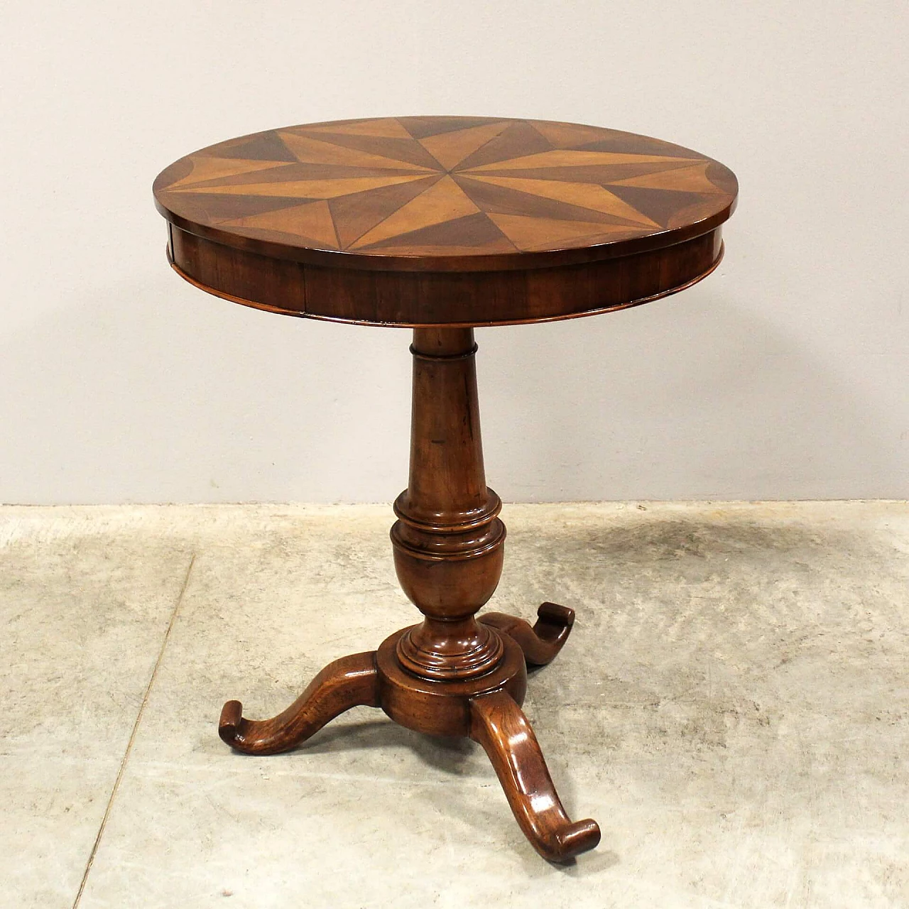 Louis Philippe inlaid walnut coffee table, mid-19th century 3