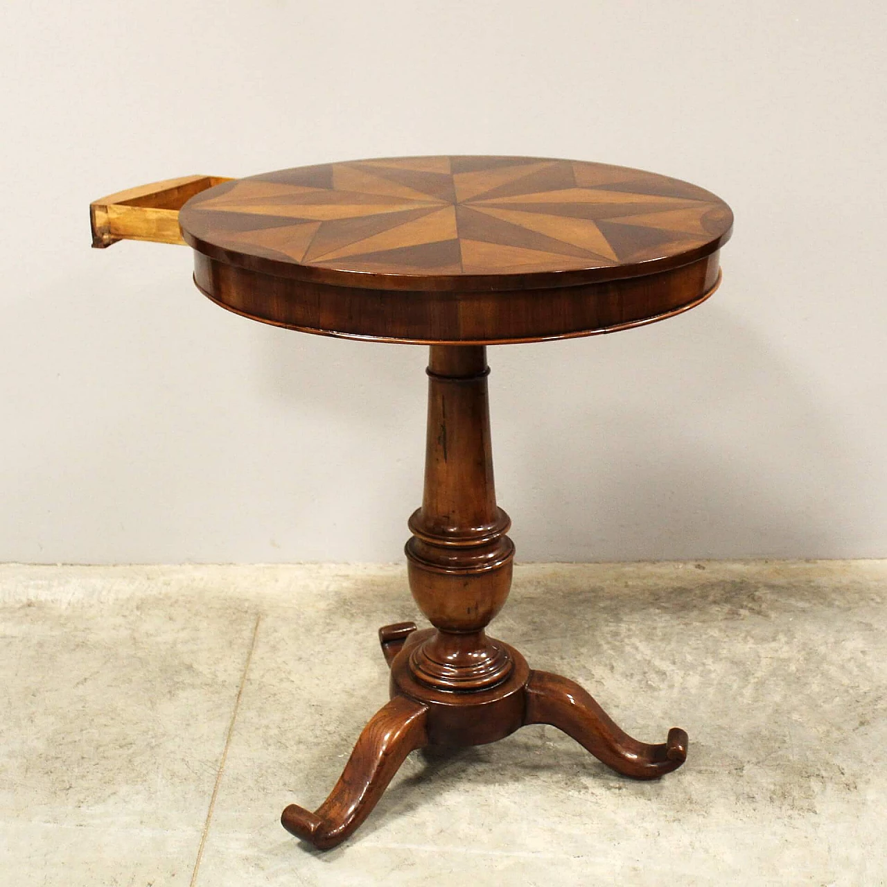 Louis Philippe inlaid walnut coffee table, mid-19th century 5