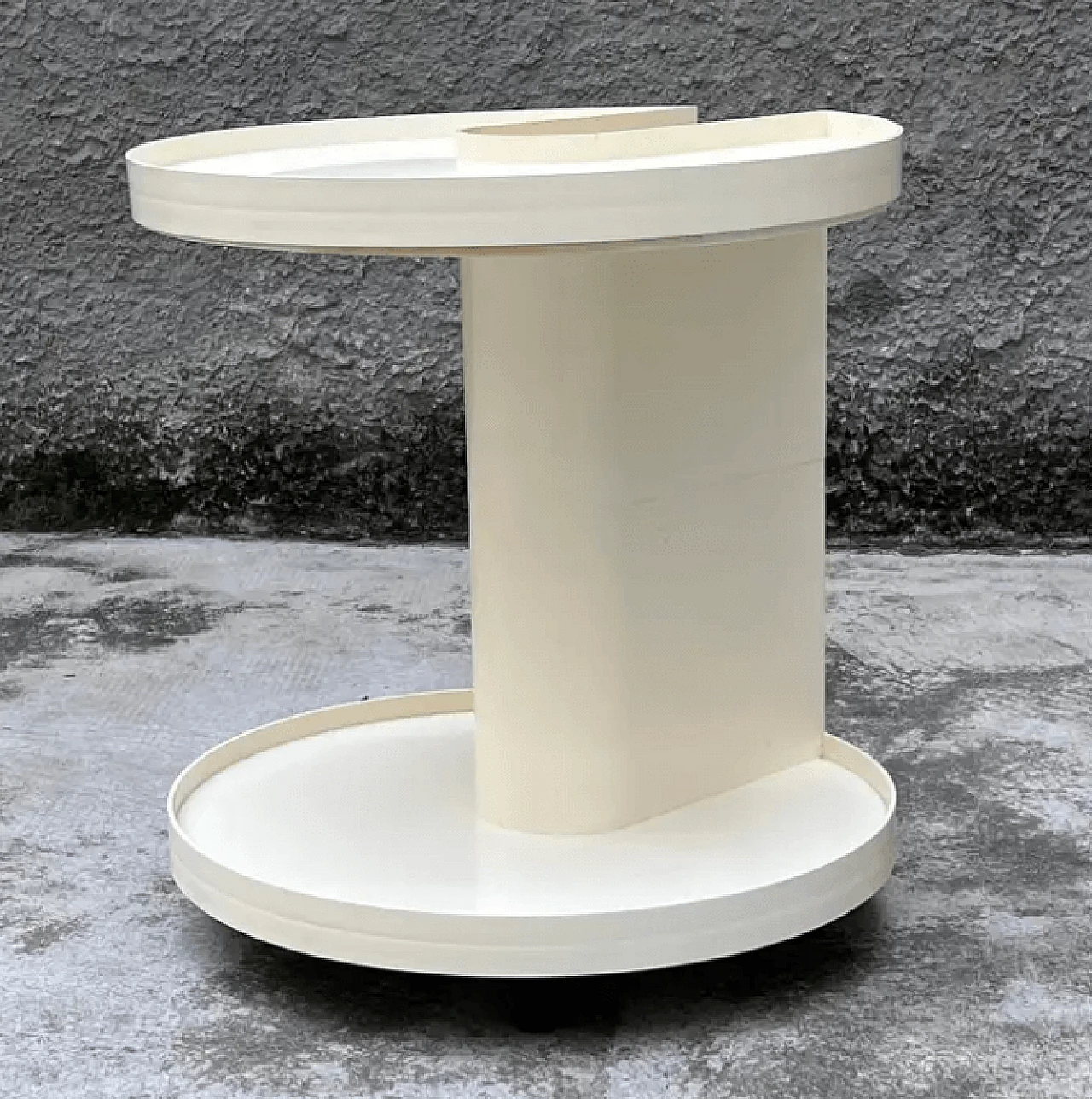 Carrello bar in plastica di Giotto Stoppino per Kartell, anni '70 2