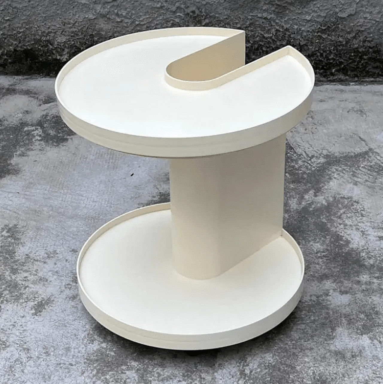 Carrello bar in plastica di Giotto Stoppino per Kartell, anni '70 3