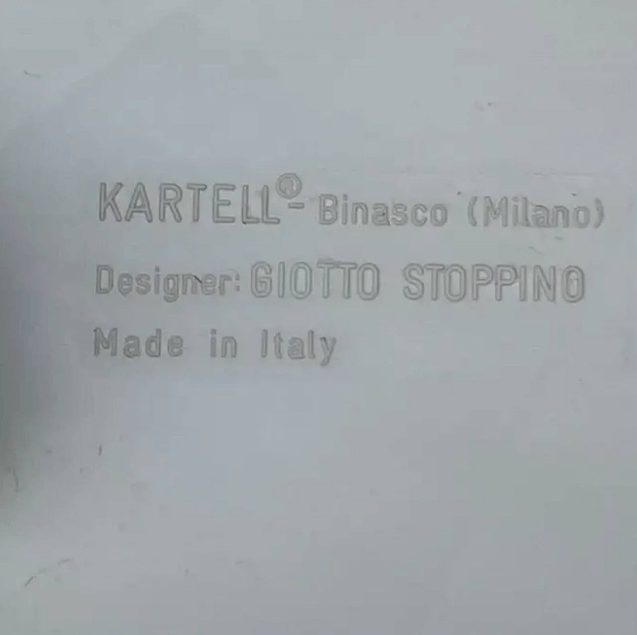 Carrello bar in plastica di Giotto Stoppino per Kartell, anni '70 7