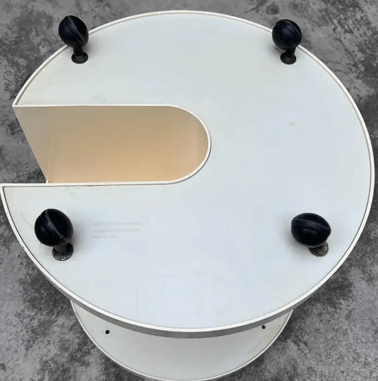 Carrello bar in plastica di Giotto Stoppino per Kartell, anni '70 8