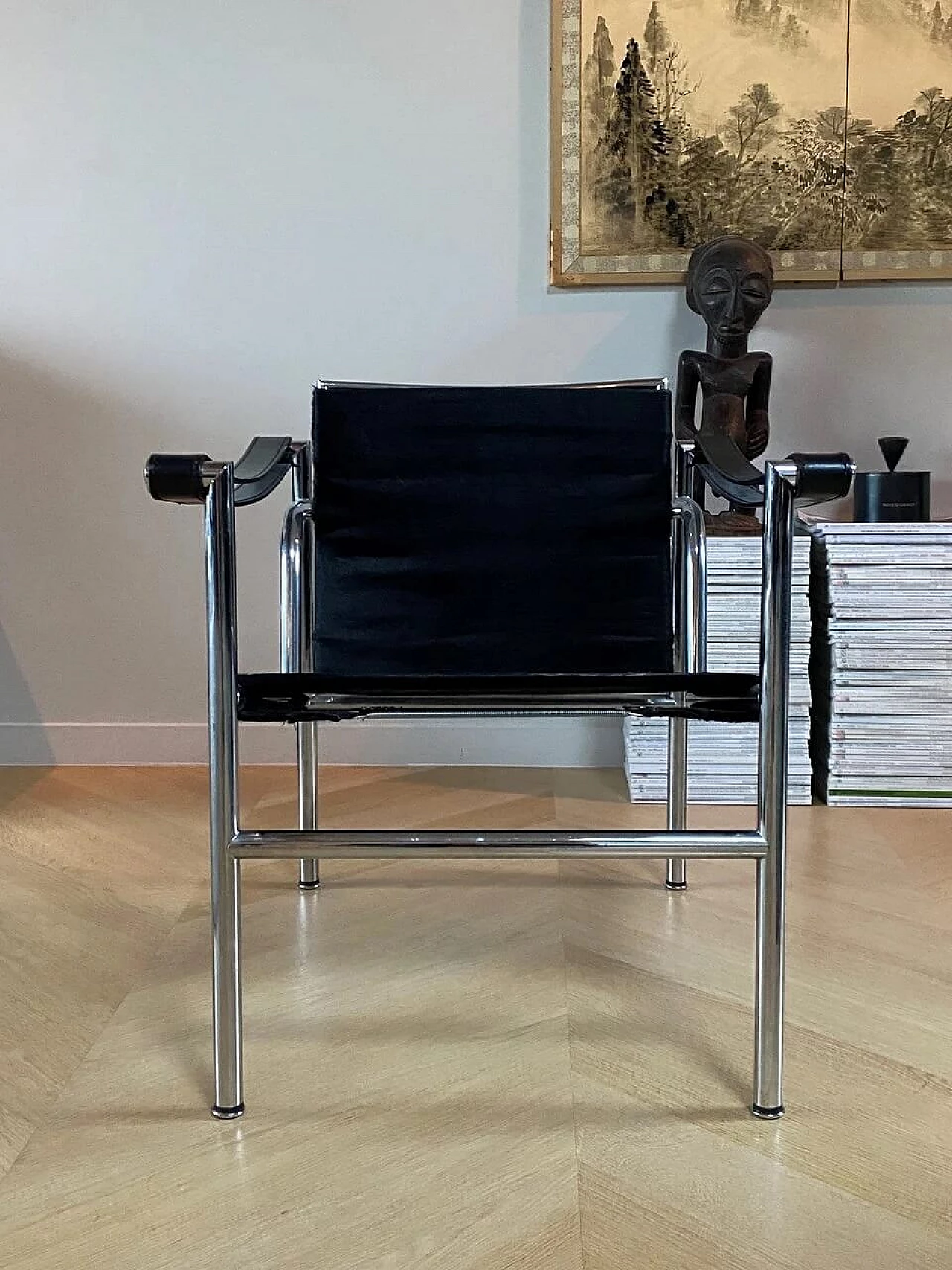 Poltrona LC1 di Le Corbusier, Perriand e Jeanneret per Cassina, anni '70 2