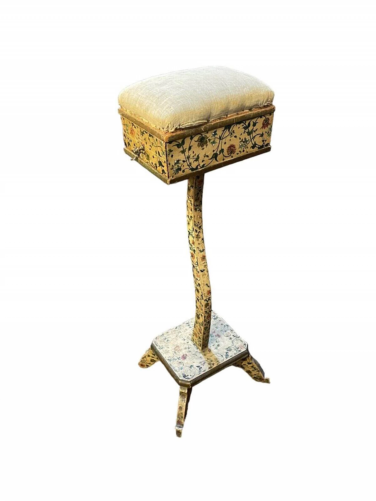 Wood and fabric pincushion, 18th century 6