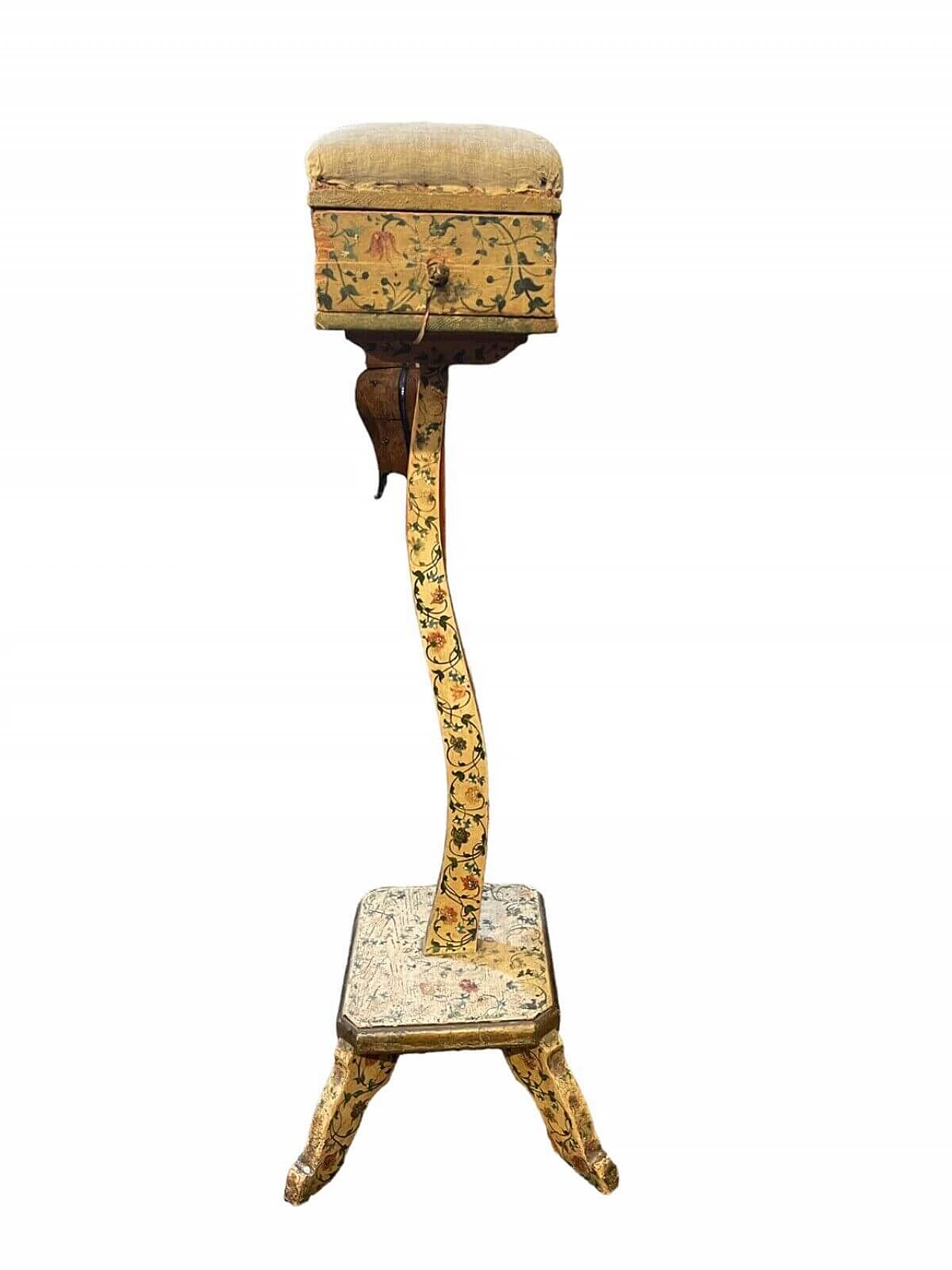 Wood and fabric pincushion, 18th century 7