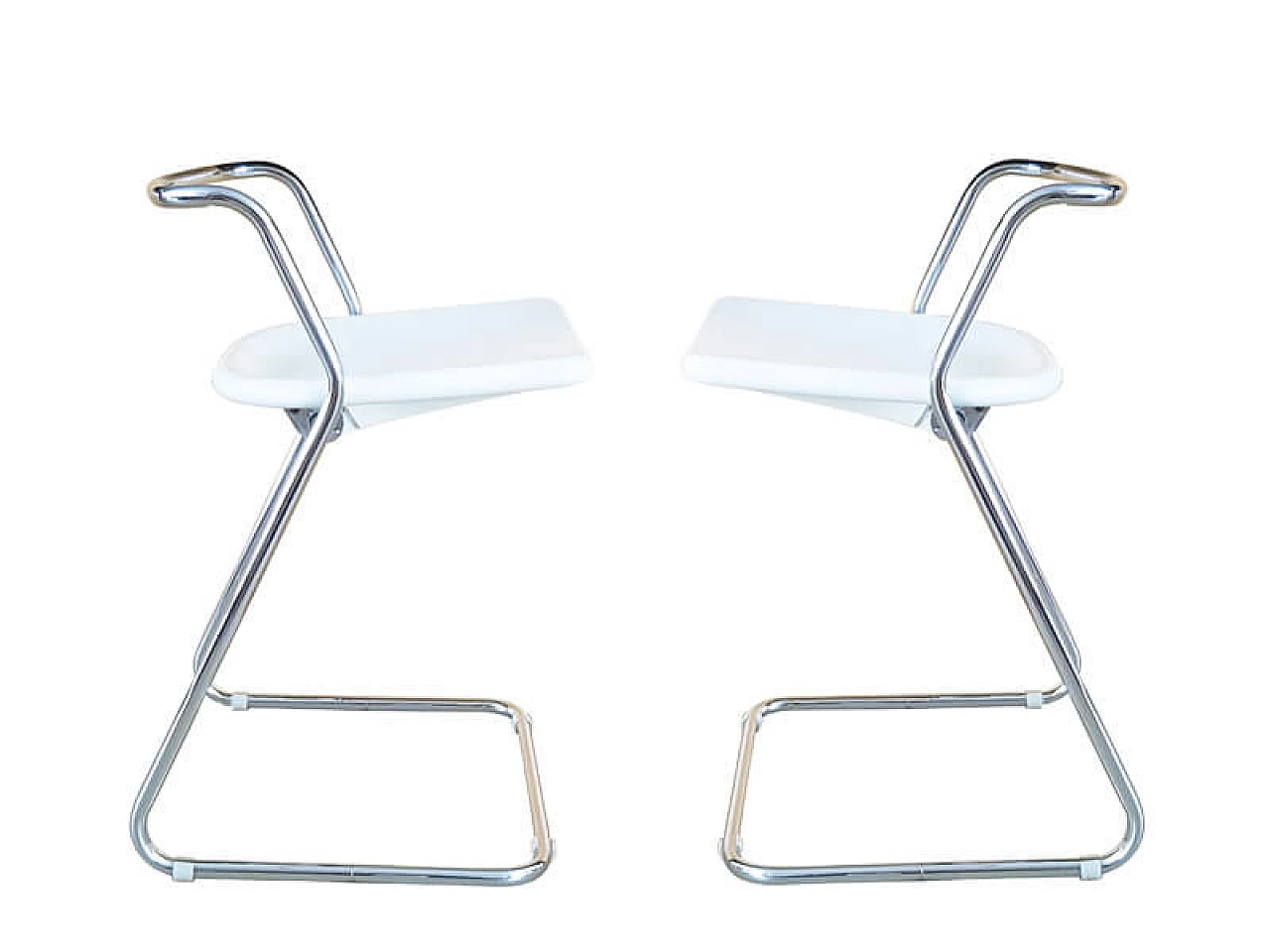 Pair of stools by Claudio Salocchi for Alberti, 1970s 1