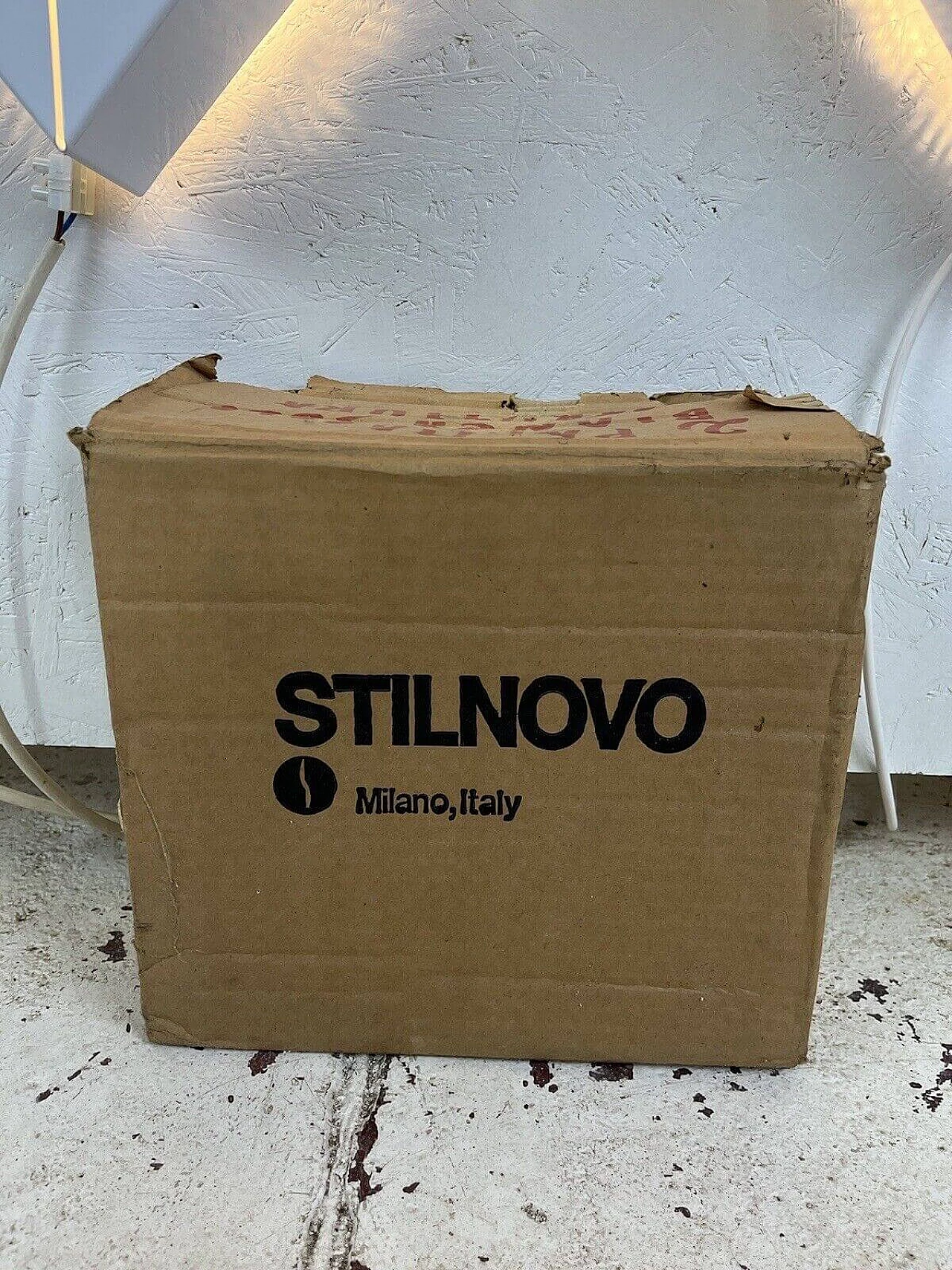 3 Palma metal and glass wall sconce by Stilnovo, 1960s 1
