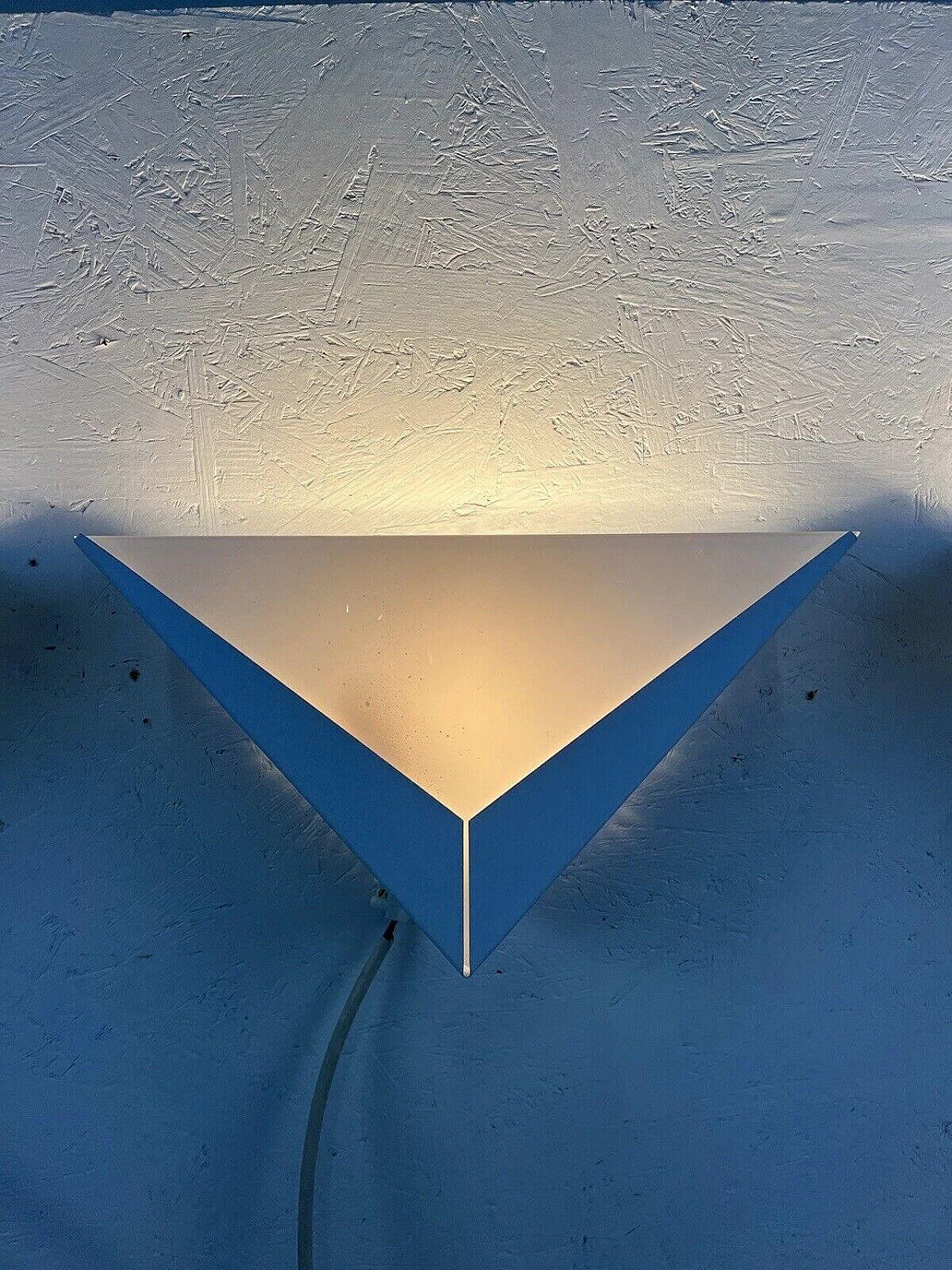 3 Palma metal and glass wall sconce by Stilnovo, 1960s 4