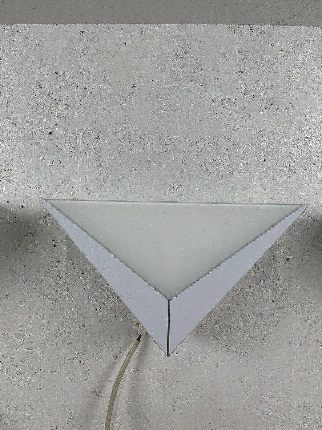 3 Palma metal and glass wall sconce by Stilnovo, 1960s 9