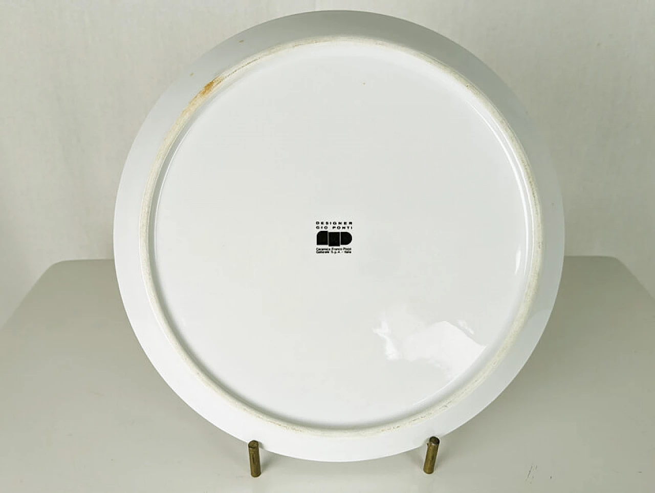 Coppia di piatti di Gio Ponti per Ceramica Franco Pozzi, anni '60 8