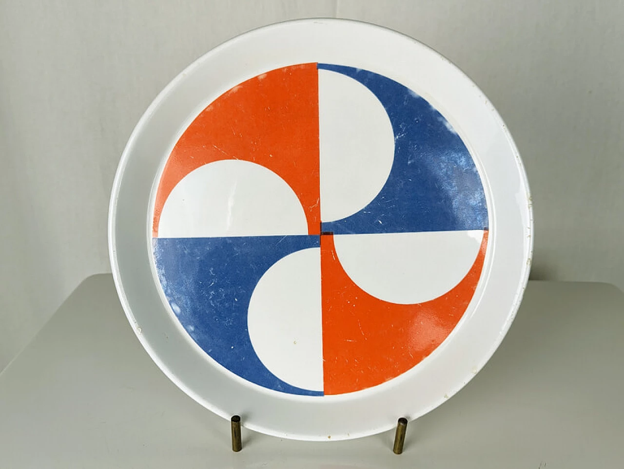 Pair of plates by Gio Ponti for Ceramica Franco Pozzi, 1960s 9