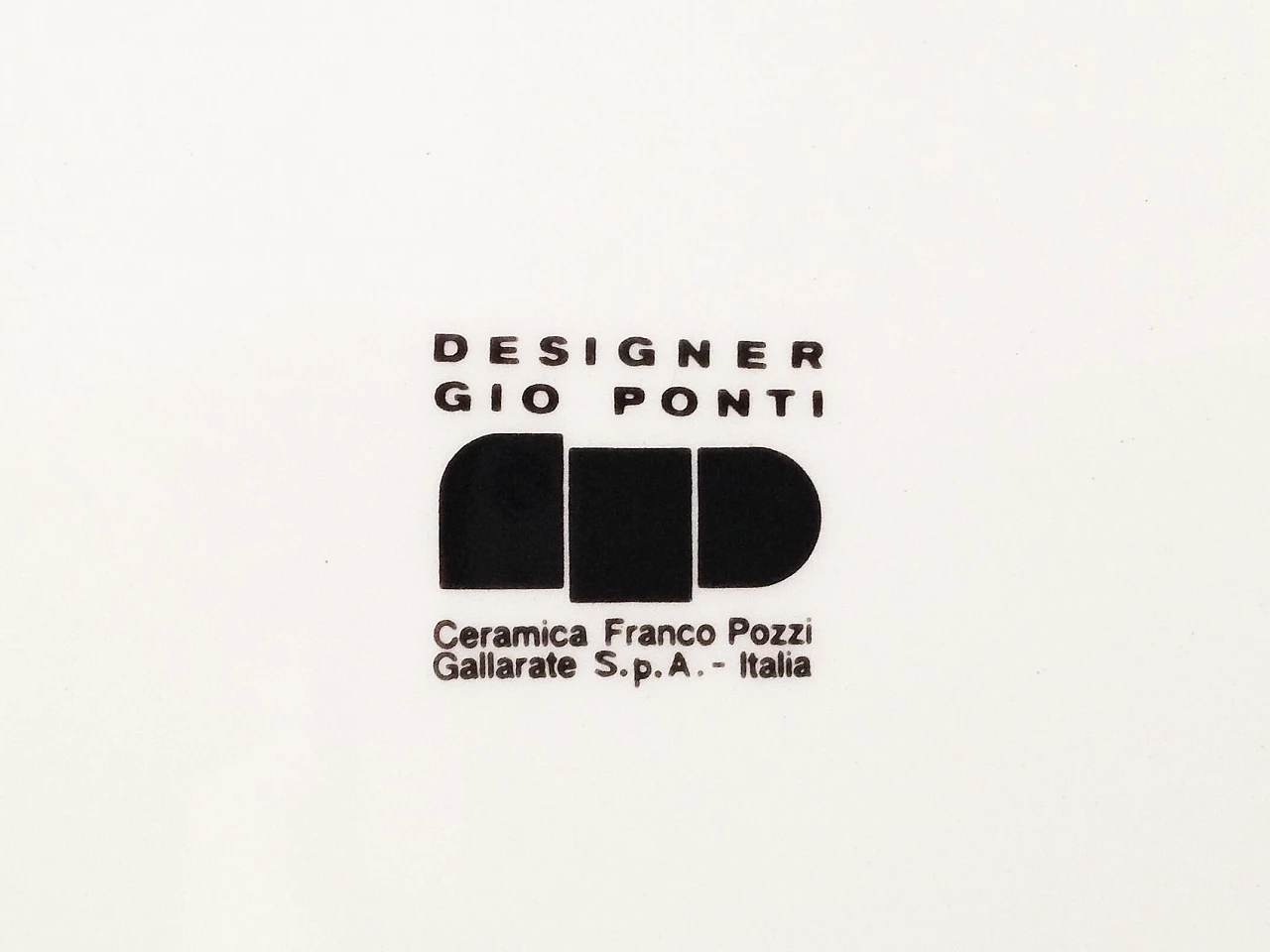 5 Plates by Gio Ponti for Ceramica Franco Pozzi, 1960s 6