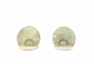 Pair of Gong table lamps by Bruno Gecchelin for Skipper, 1981