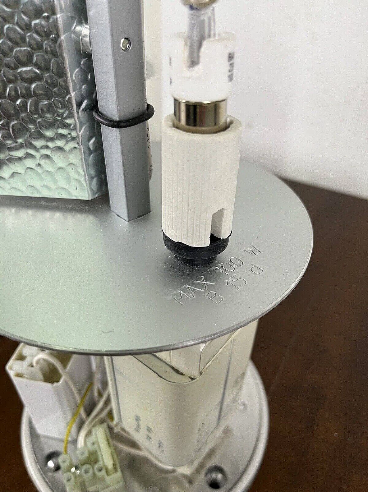 Coppia di lampade da tavolo Block 3095 di Fontana Arte, anni '80 8